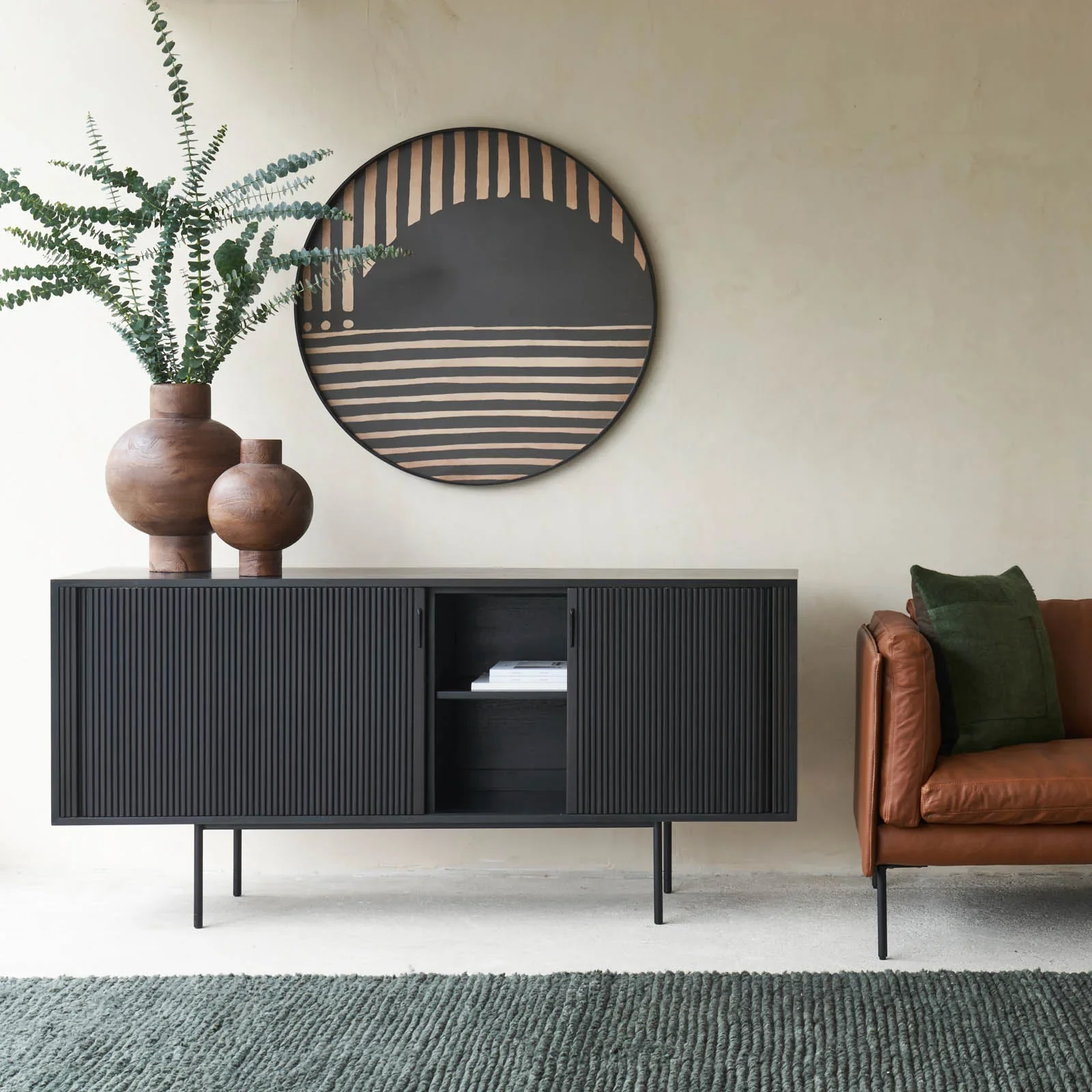 Roller Max Sideboard | Teak (168cm) - Image 4