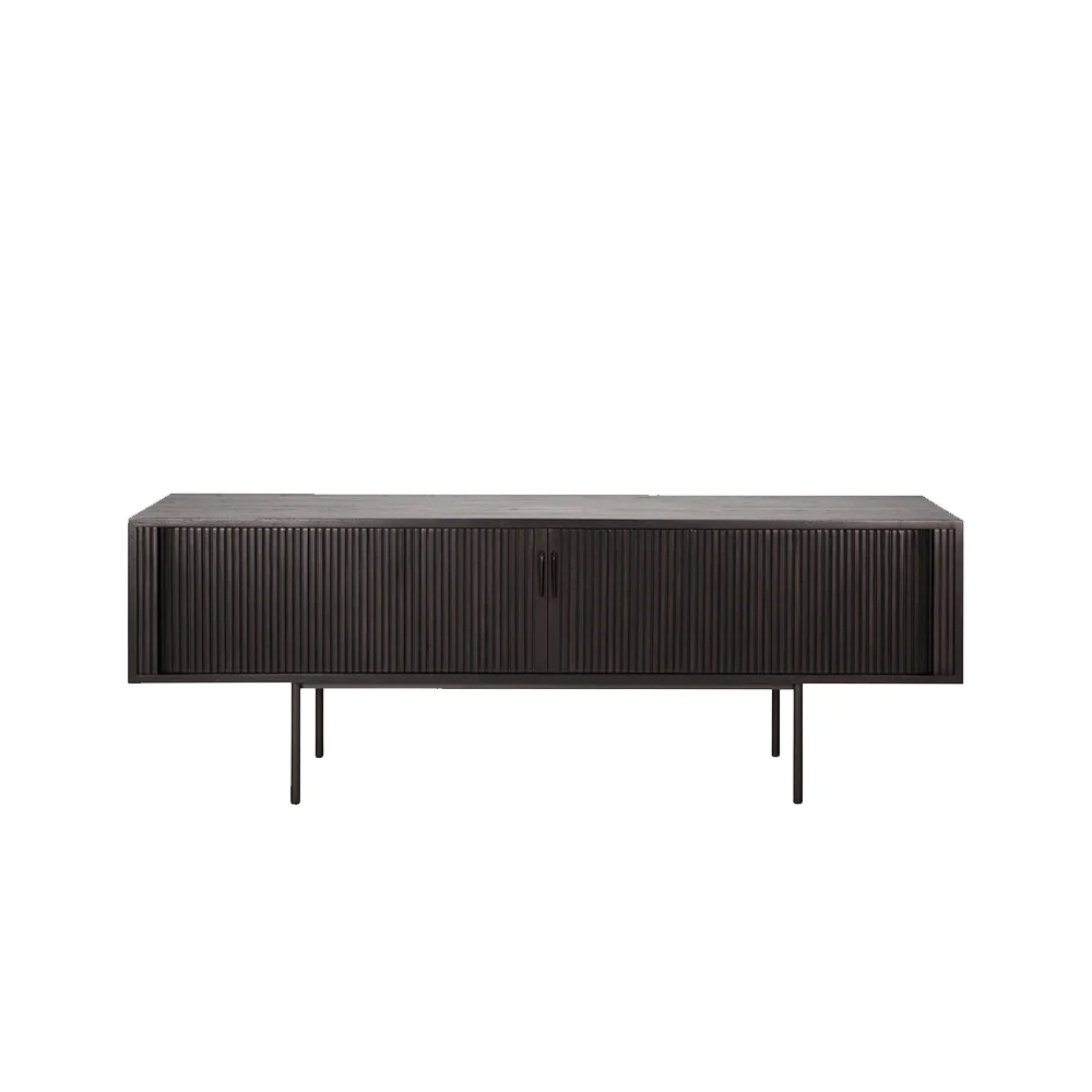 Roller Max TV Console | Teak (162cm) - Image 3