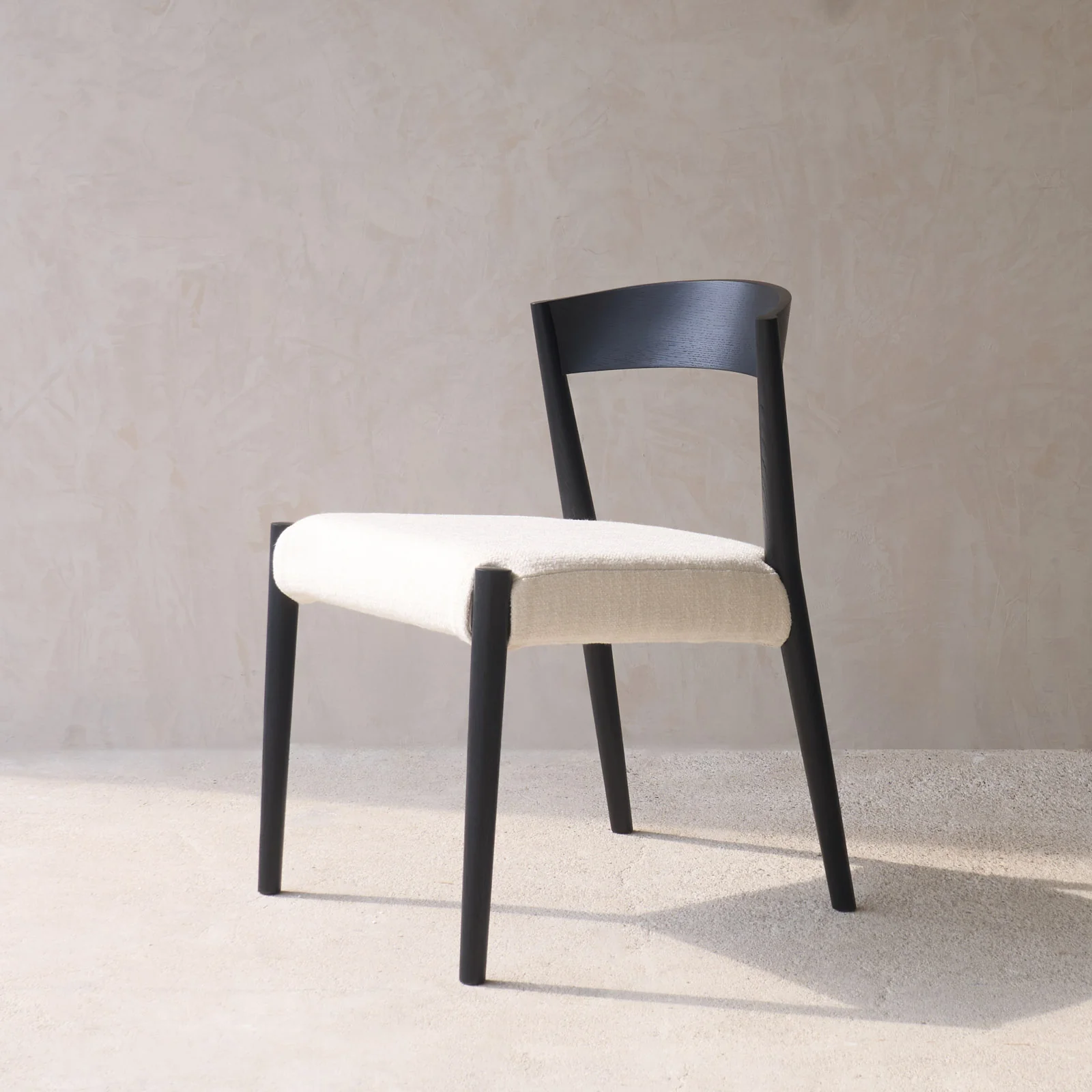 Ronda Dining Chair | Black Frame - Bespoke Fabric - Image 2