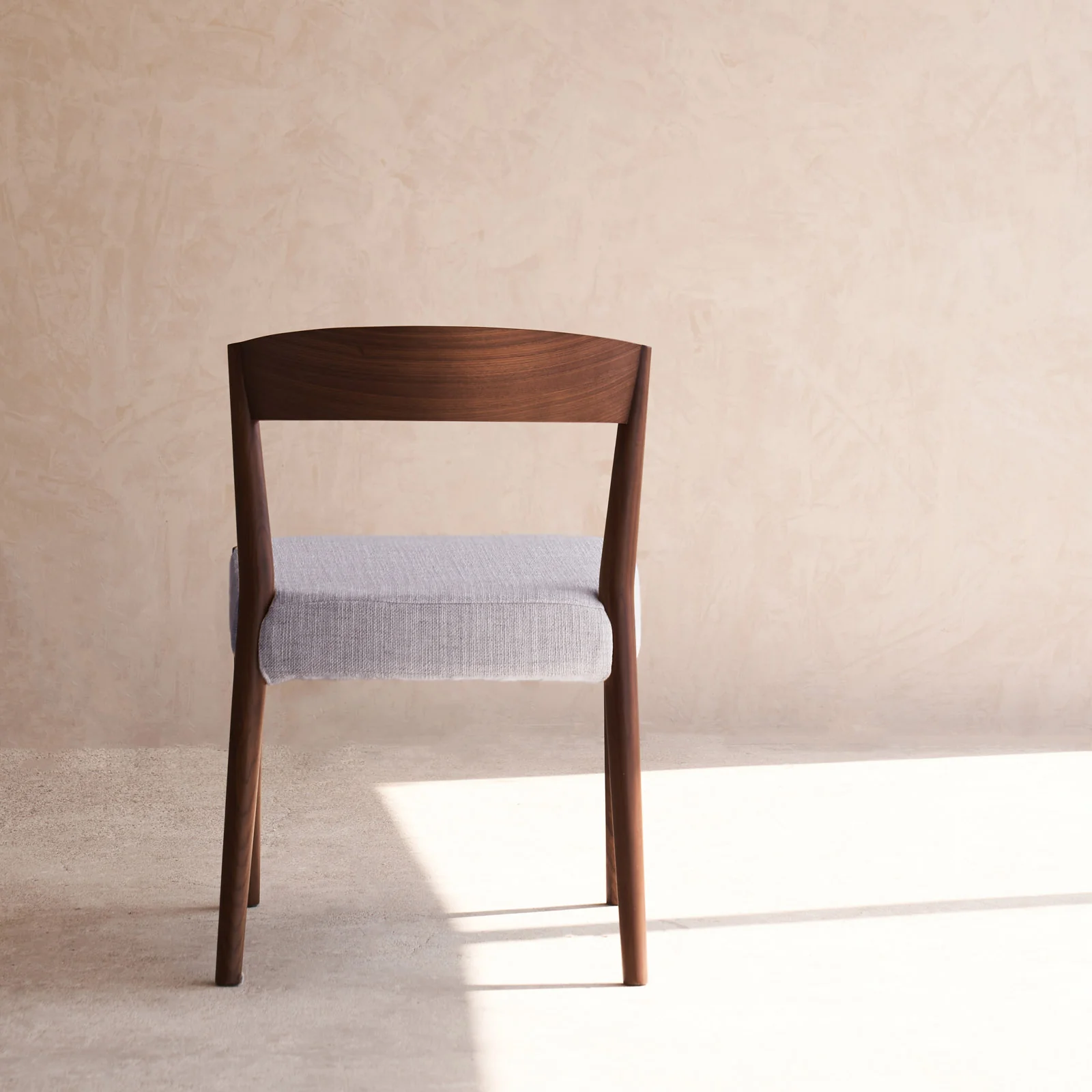 Ronda Dining Chair | Walnut Frame - Bespoke Fabric - Image 3