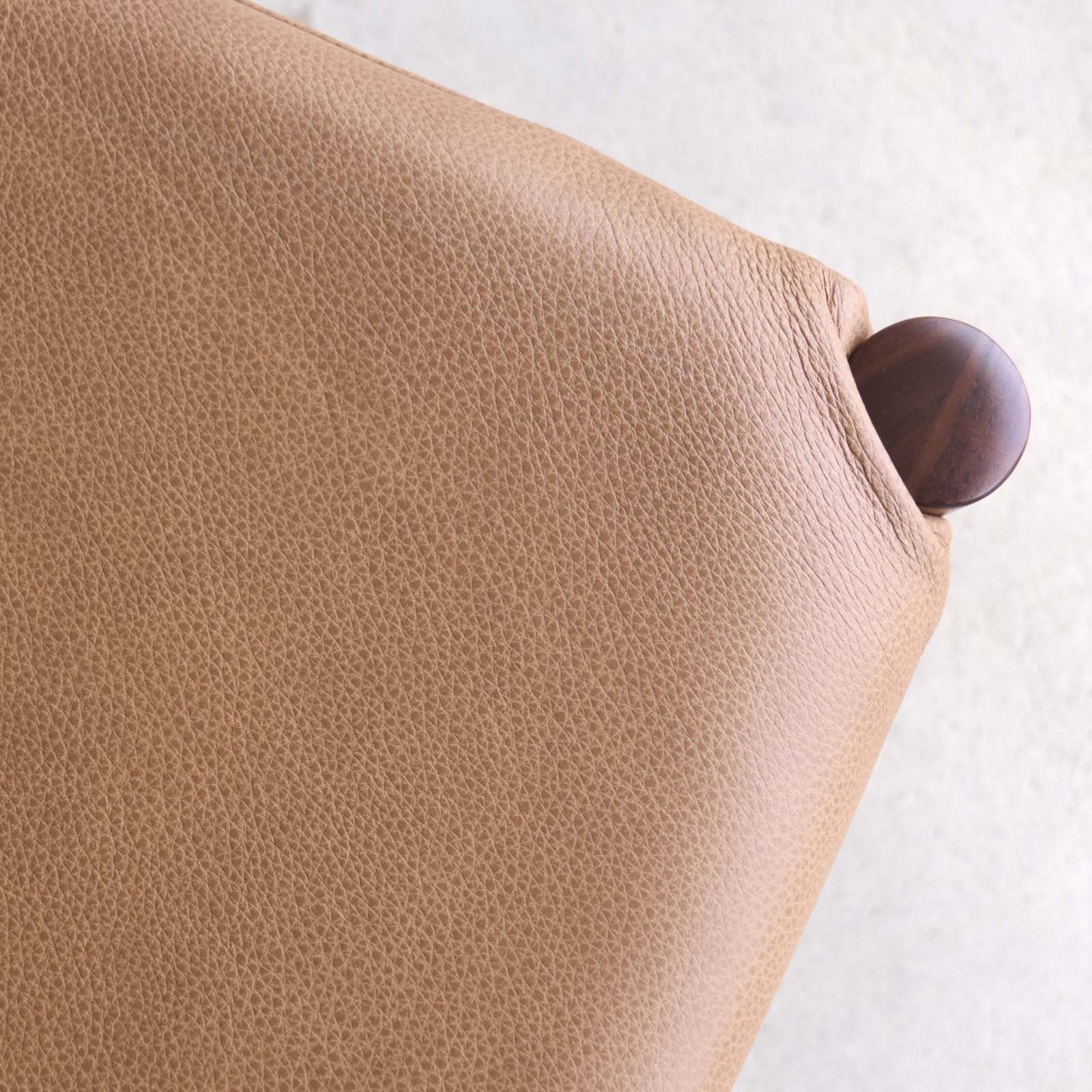 Ronda Leather Dining Chair | Walnut Frame - Pecan - Image 6