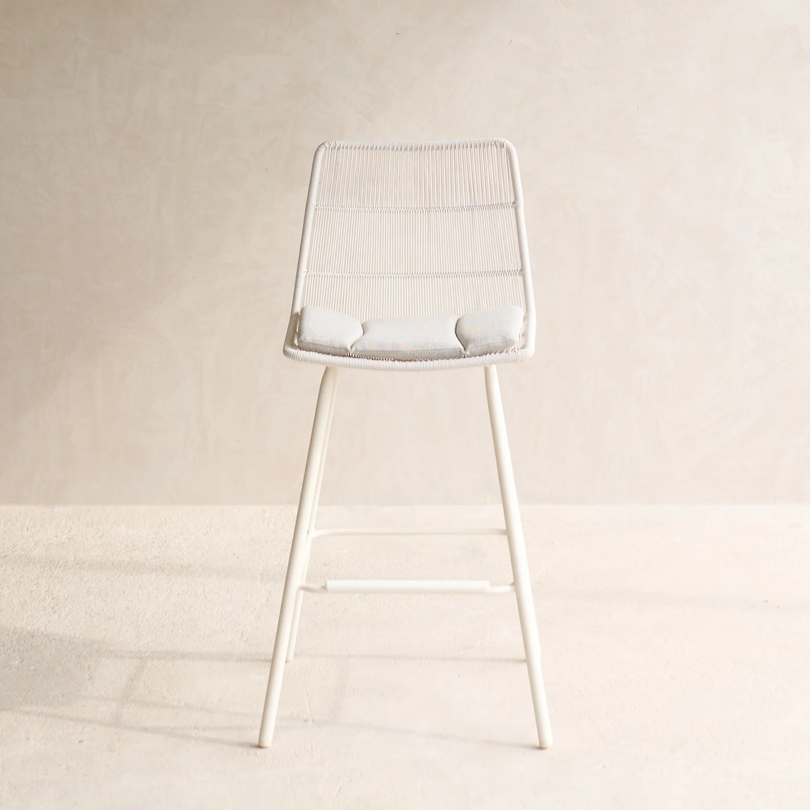 Rose Outdoor Counter Stool | Chalk - Image 10