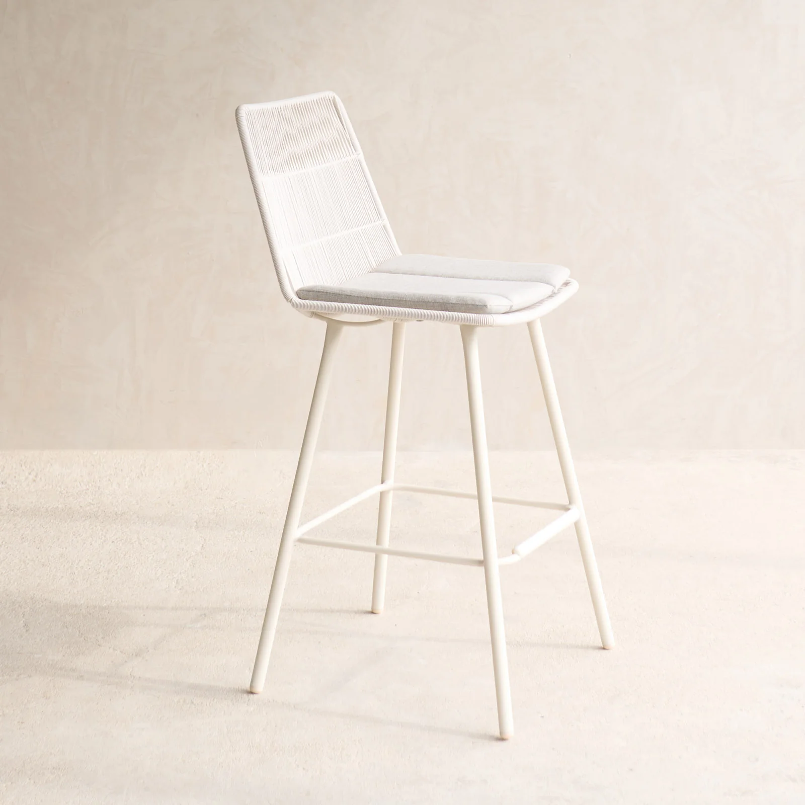 Rose Outdoor Counter Stool | Chalk - Image 11