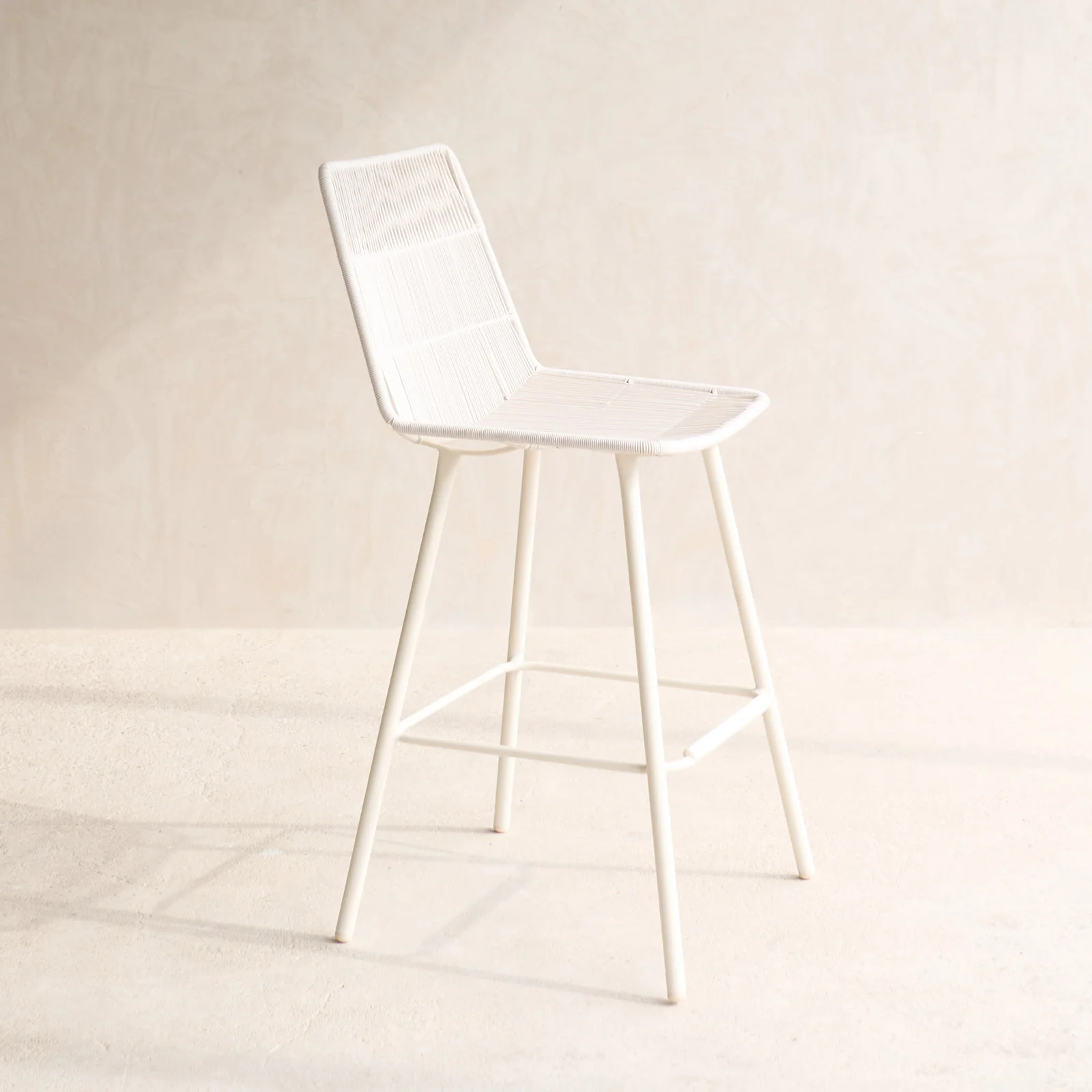 Rose Outdoor Counter Stool | Chalk - Image 3