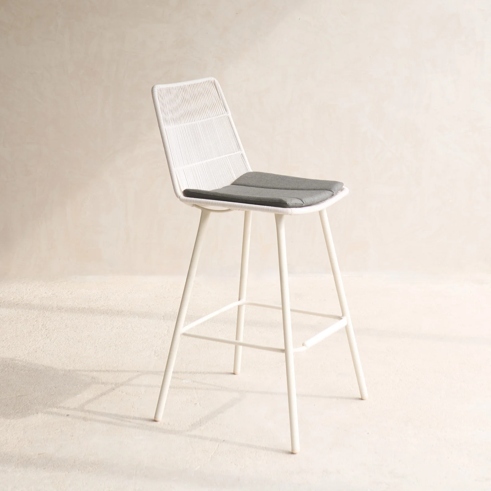 Rose Outdoor Counter Stool | Chalk - Image 6