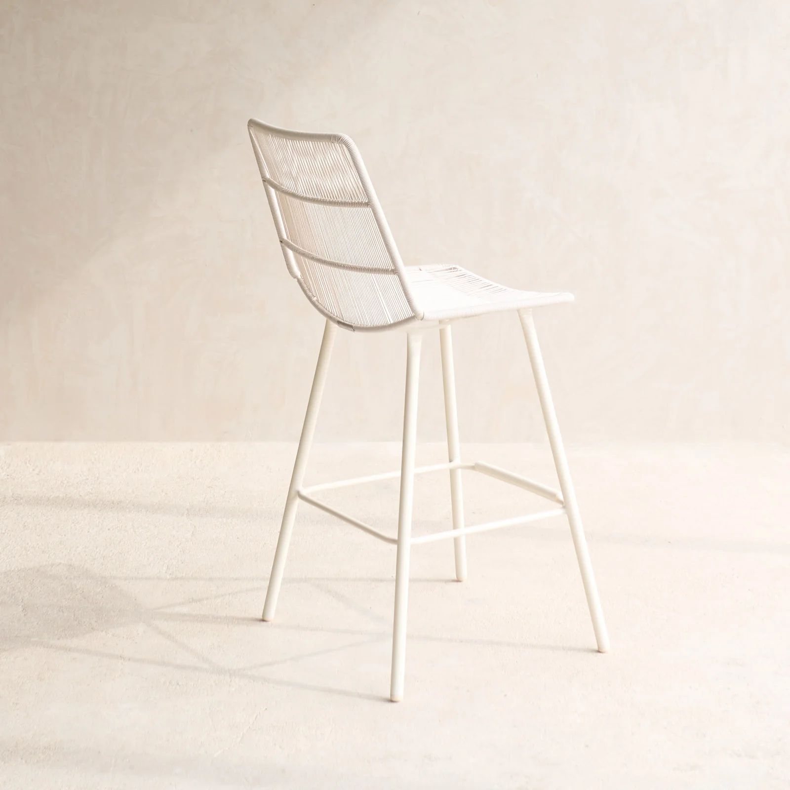 Rose Outdoor Counter Stool | Chalk - Image 8