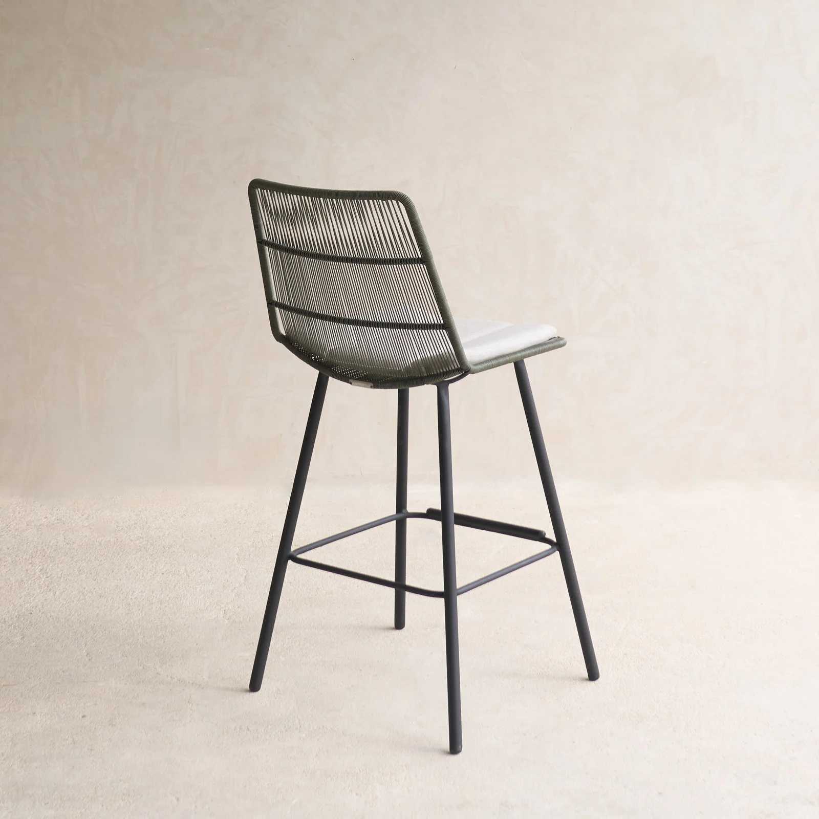 Rose Outdoor Counter Stool | Moss - Image 12