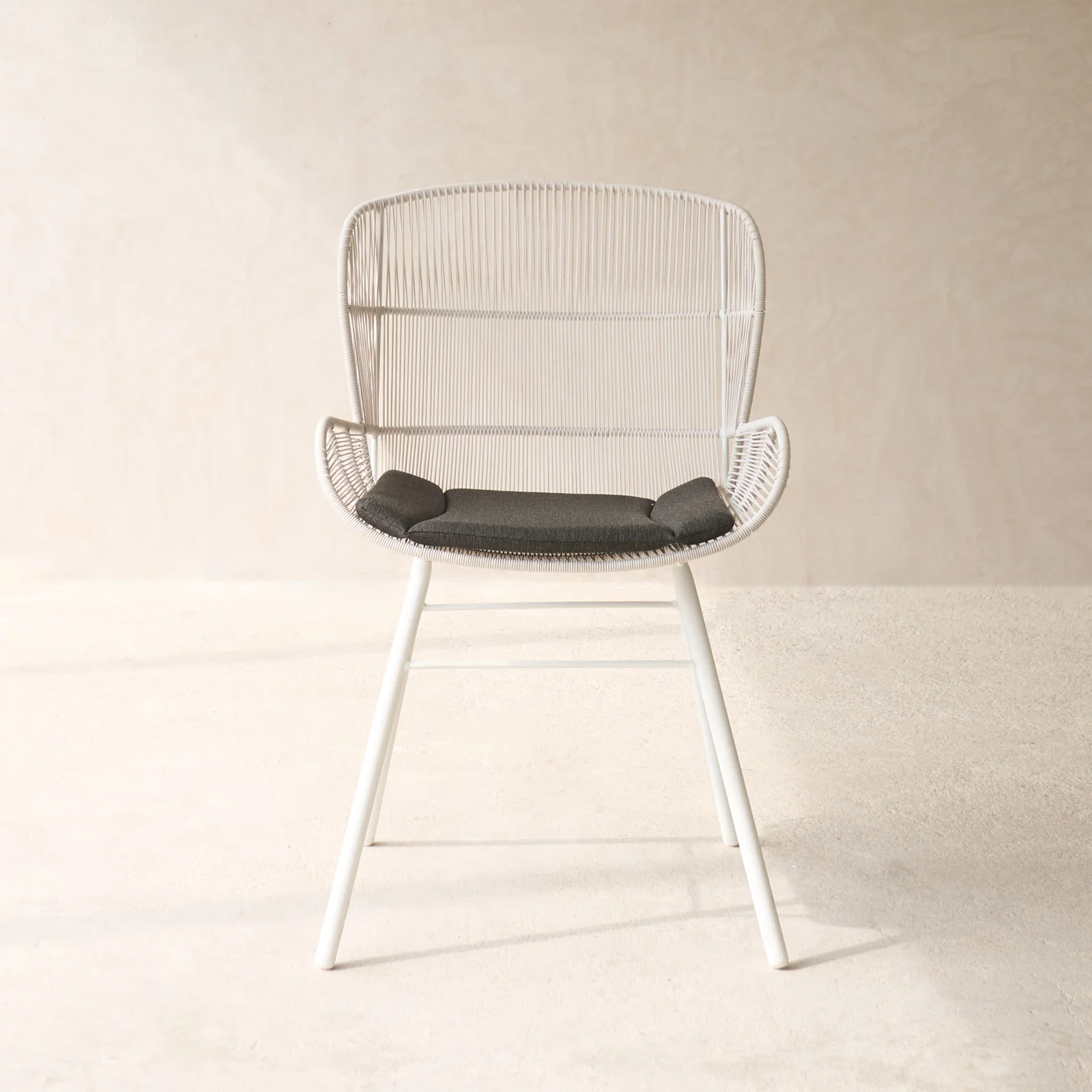 Rose Outdoor Dining Chair | Chalk - Image 12