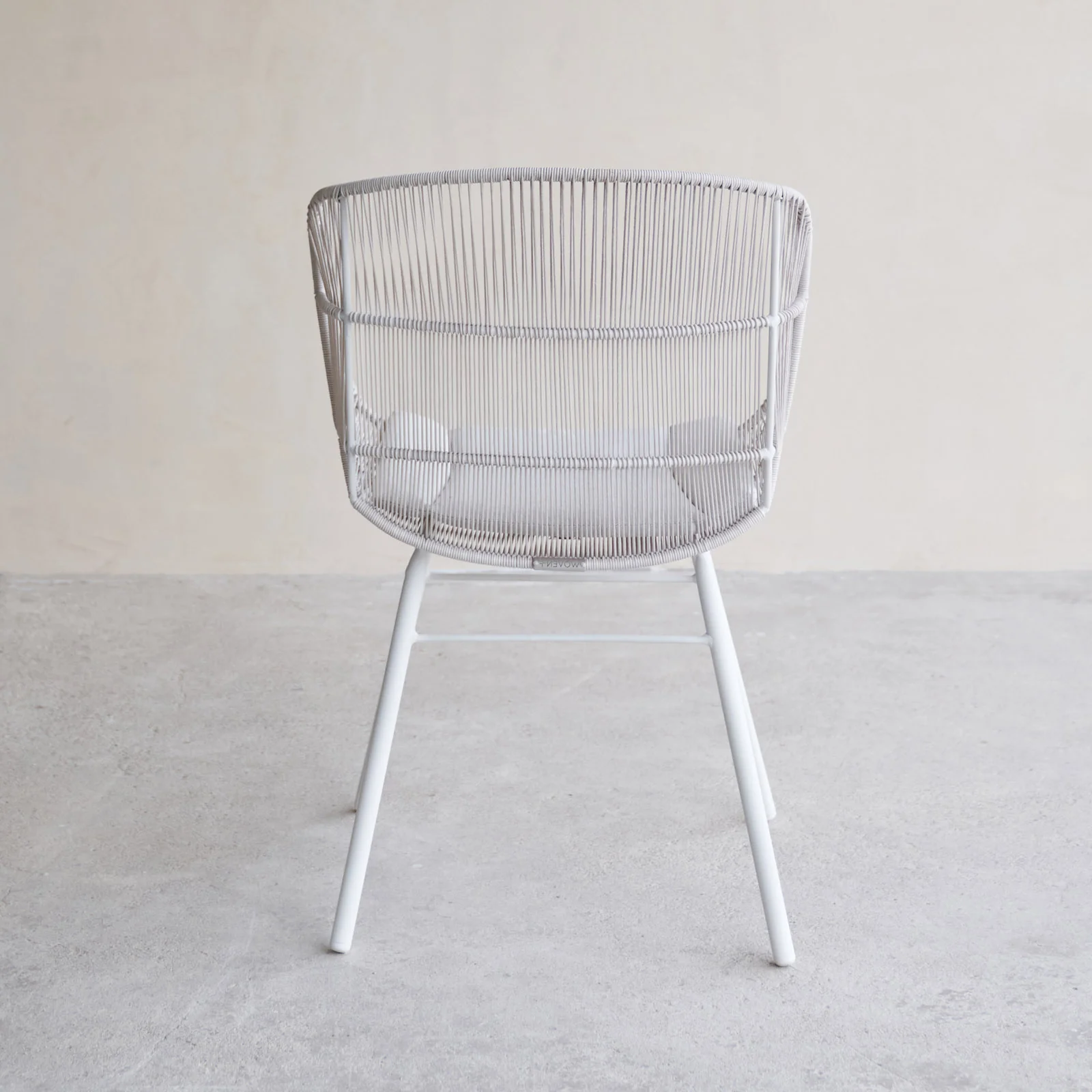 Rose Outdoor Dining Chair | Chalk - Image 7