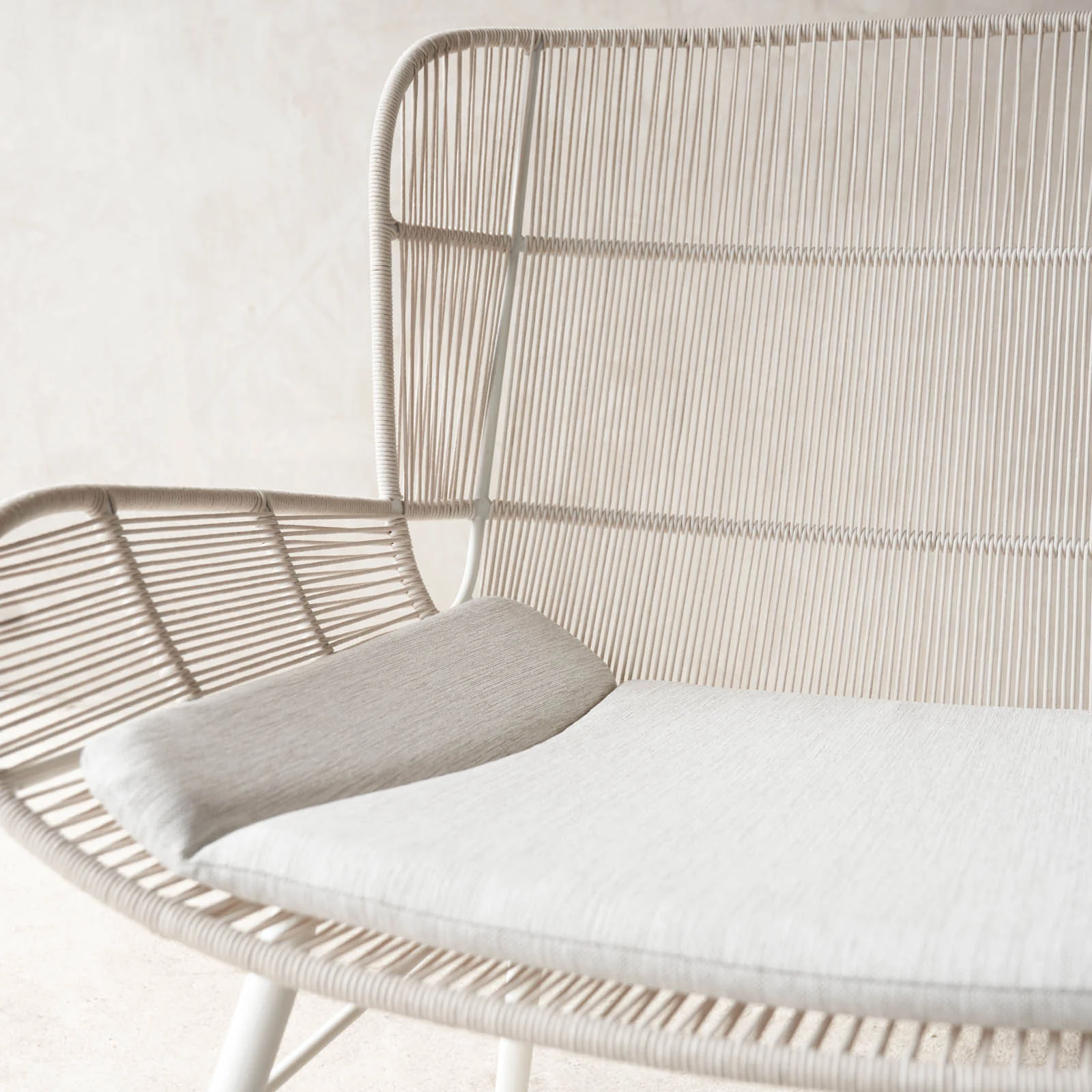Rose Outdoor Lounge Chair | Chalk - Image 6