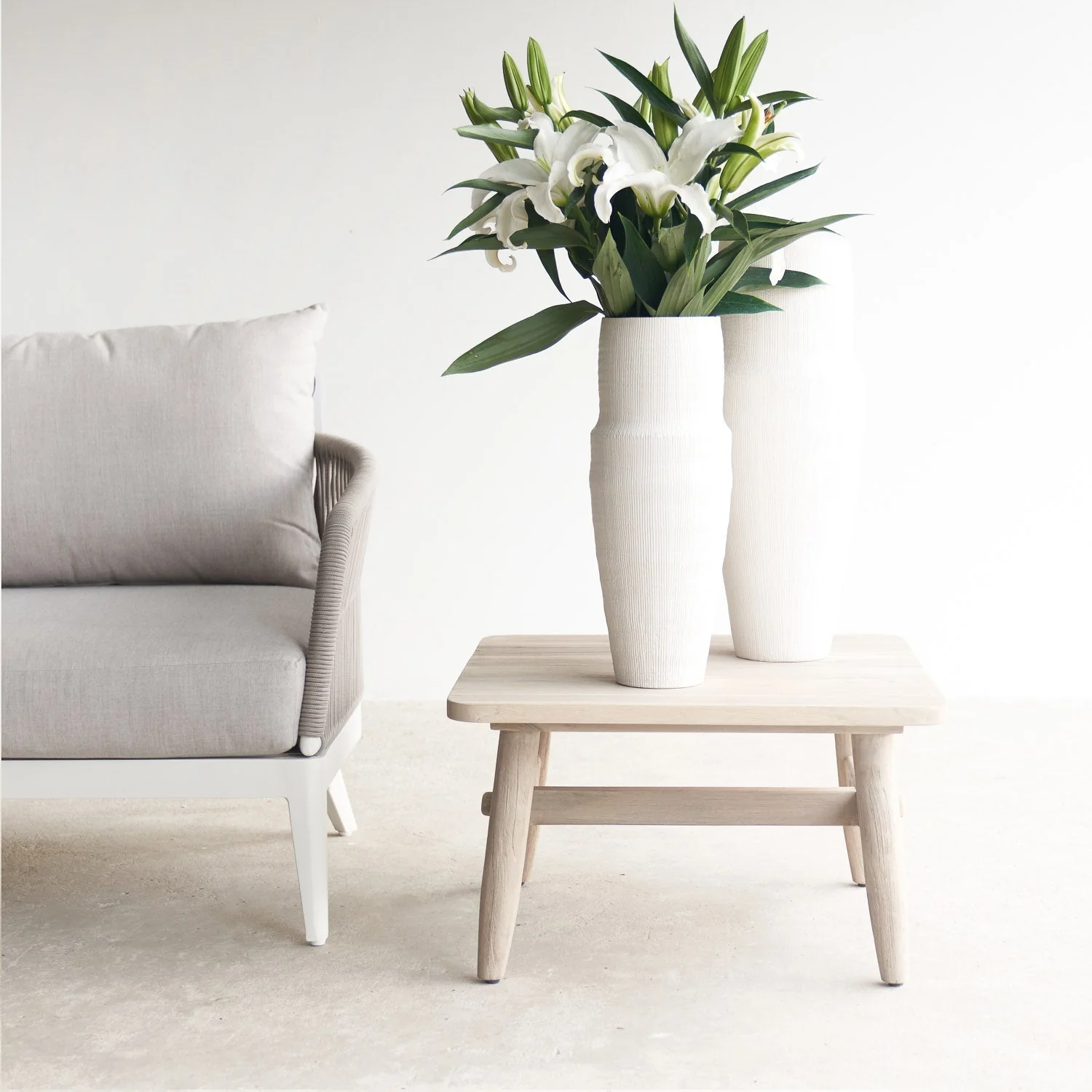 Corda Outdoor Side Table (60cm) - Image 6