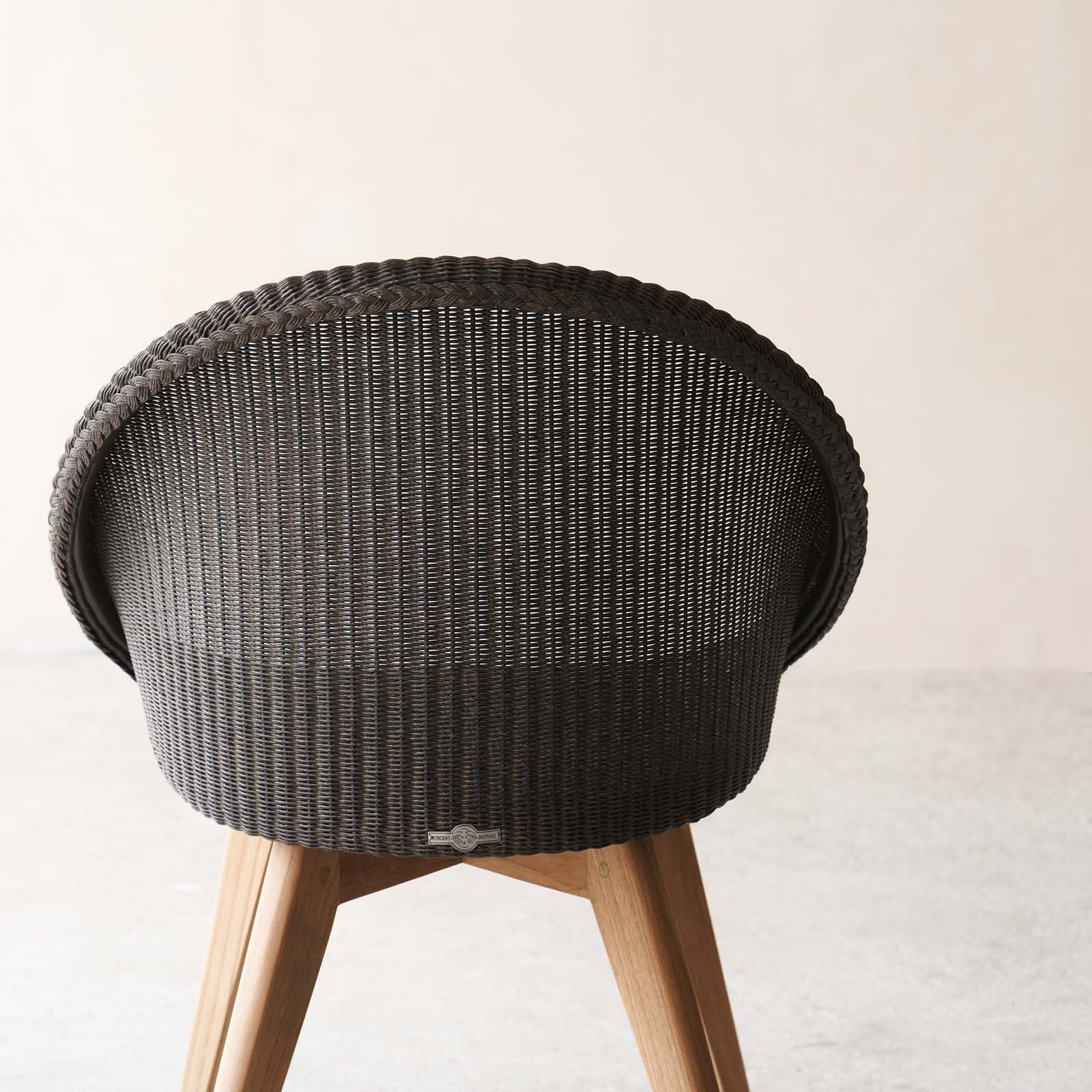 Jack Dining Chair | Teak - Dark Grey Wash - Image 4