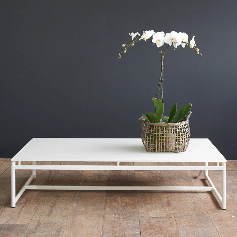 Outdoor Coffee Table | Breeze LX - White - Image 5
