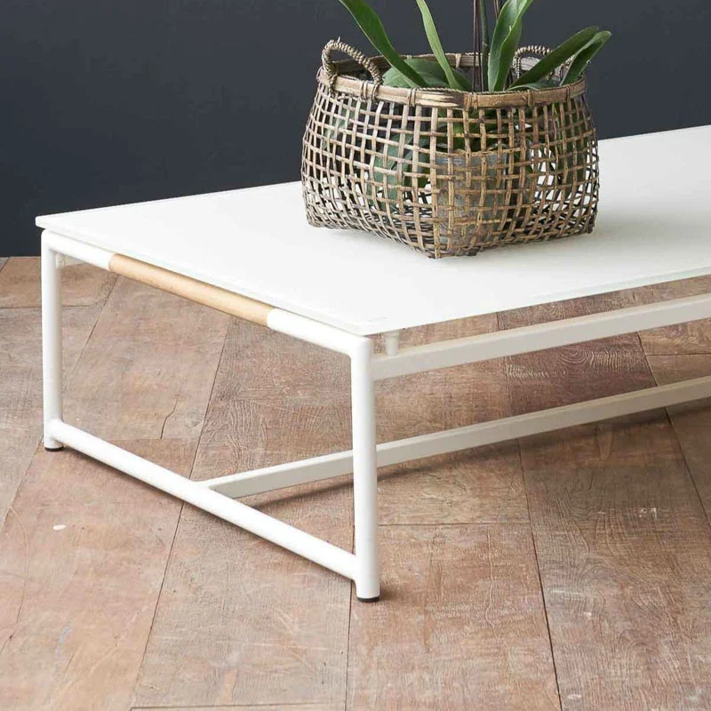 Outdoor Coffee Table | Breeze LX - White - Image 7