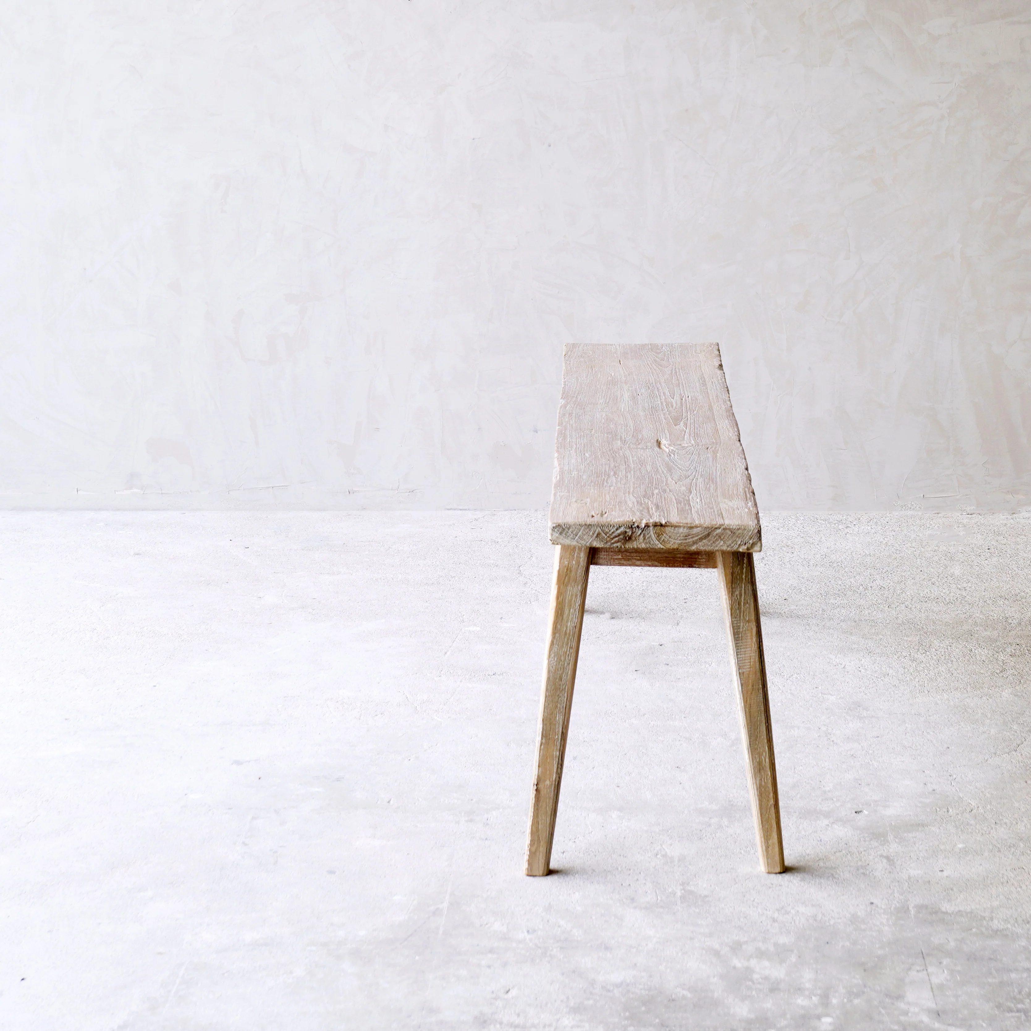 Rustic Java Teak Bench | Whitewash - Image 14