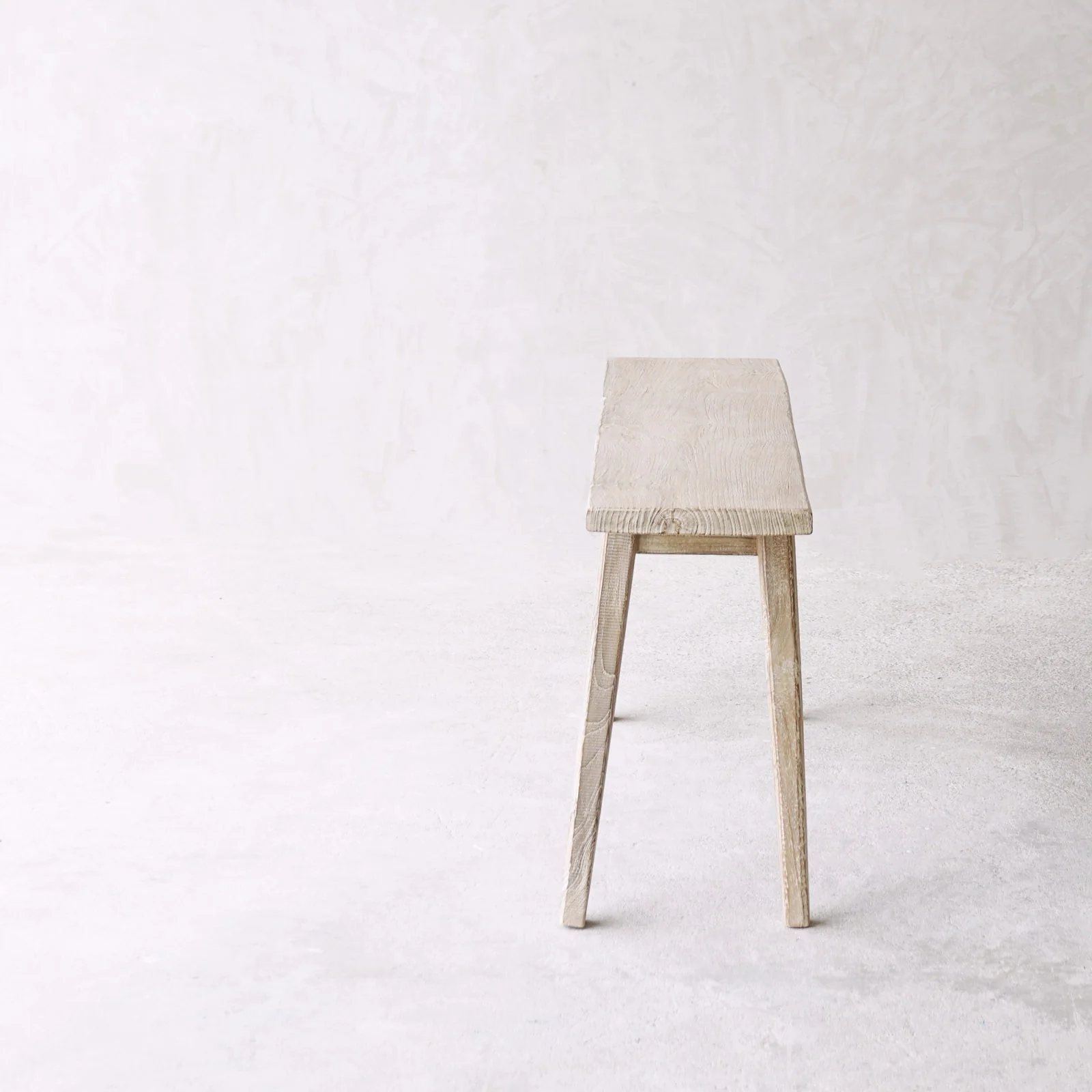 Rustic Java Teak Bench | Whitewash - Image 5