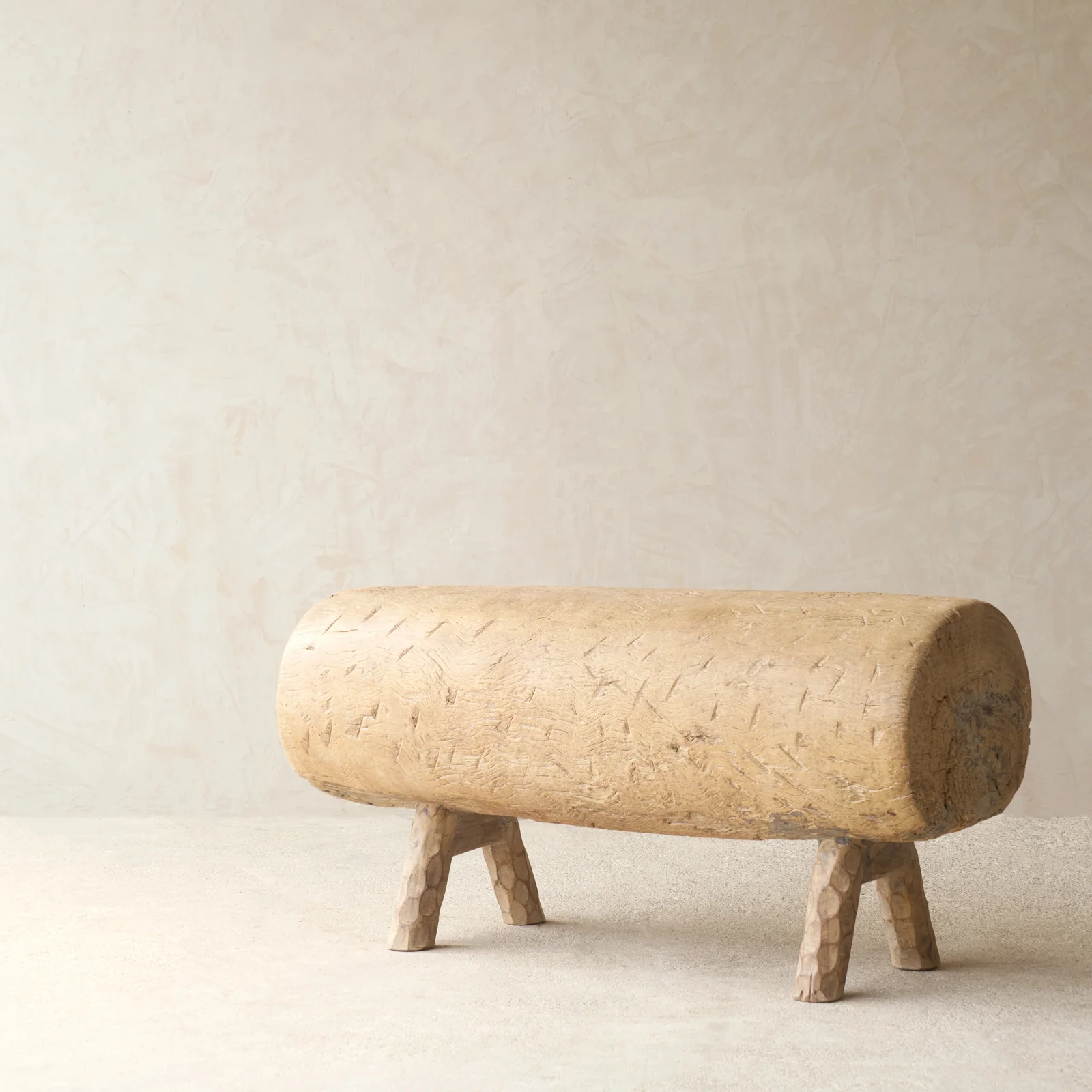 Rustic Log Bench - Image 3