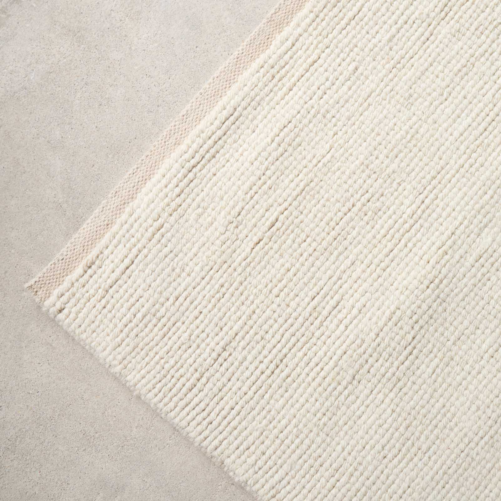 Sahara Wool & Cotton Rug | Cream - Image 5