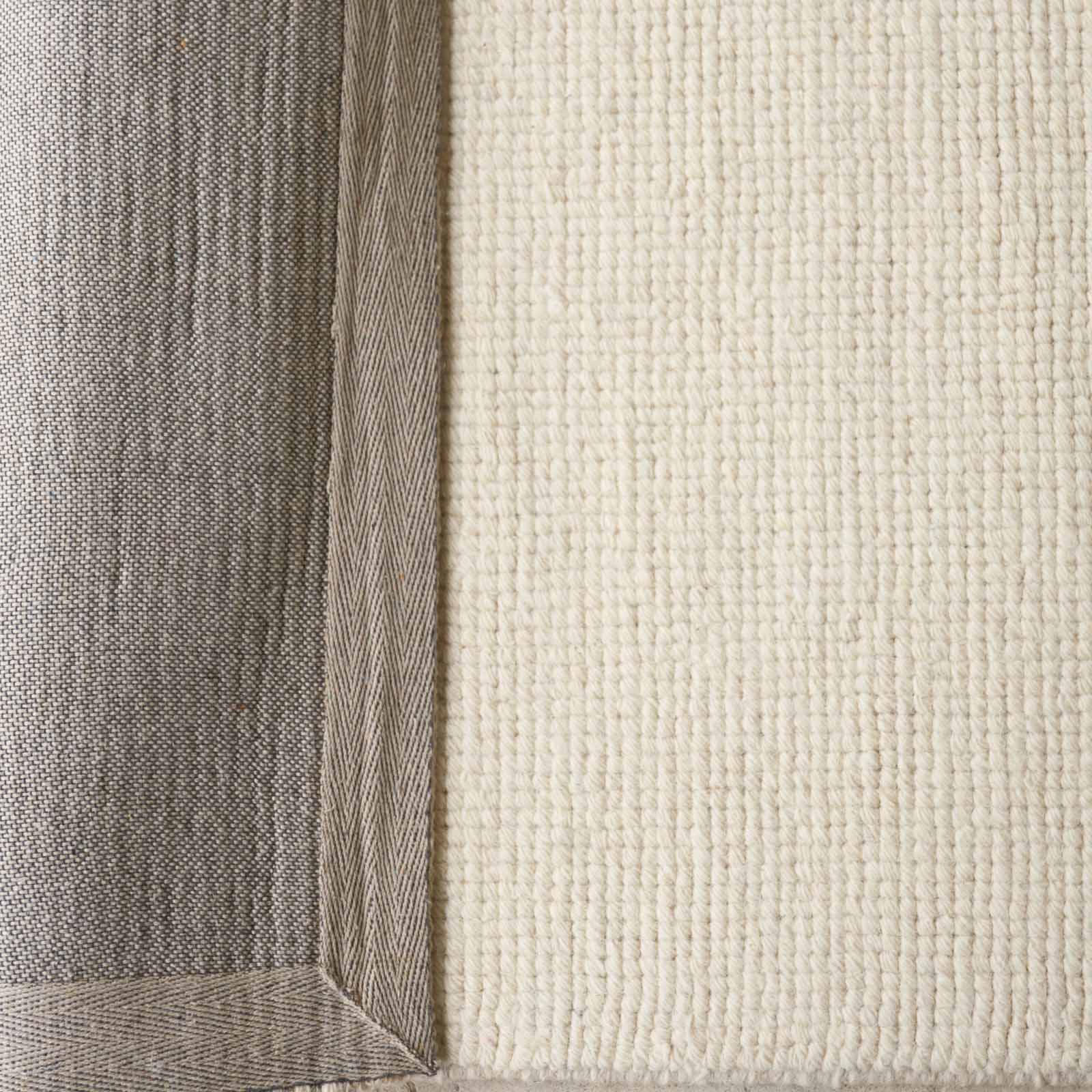 Sahara Wool & Cotton Rug | Cream - Image 6