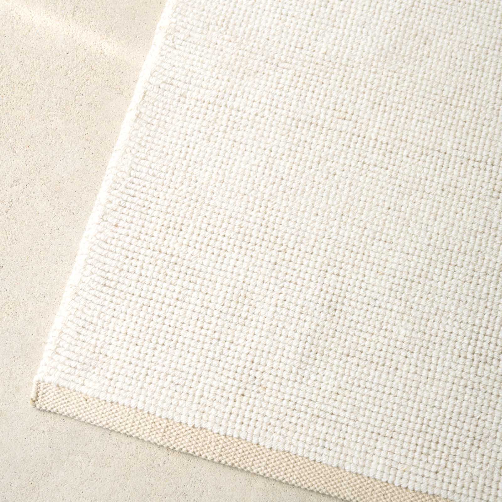 Sahara Wool & Cotton Runner | Cream - Image 2