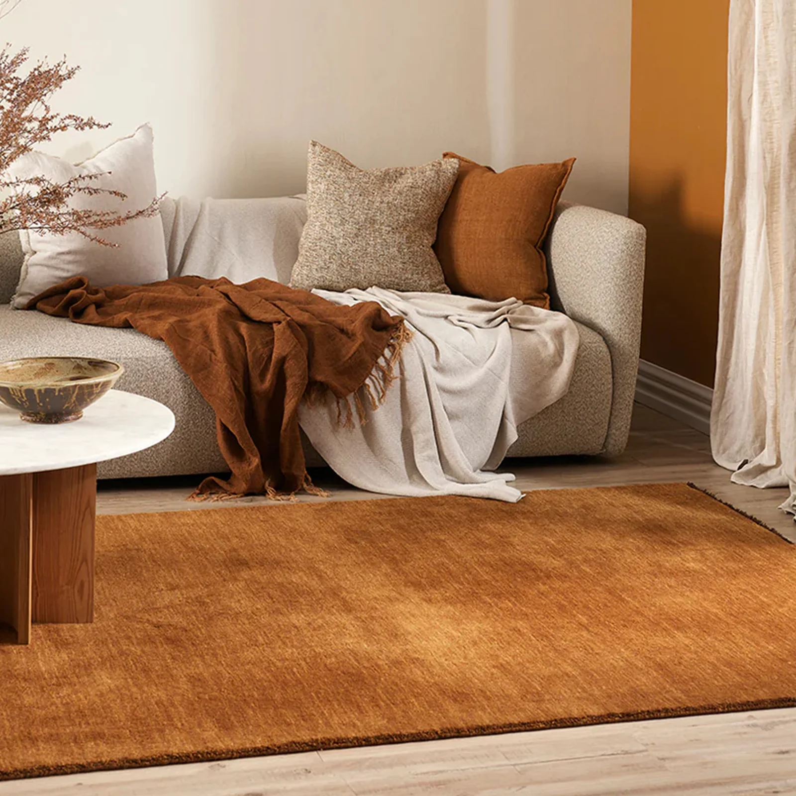 Sandringham Floor Rug | Pecan - Image 3