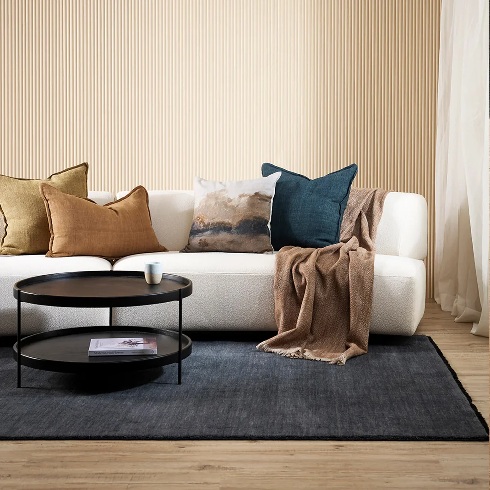 Sandringham Floor Rug | Storm Blue - Image 5