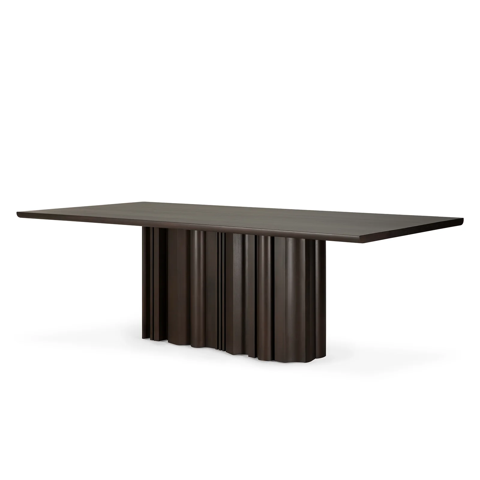 Sequence Dining Table | Mahogany - Dark Brown - Image 4