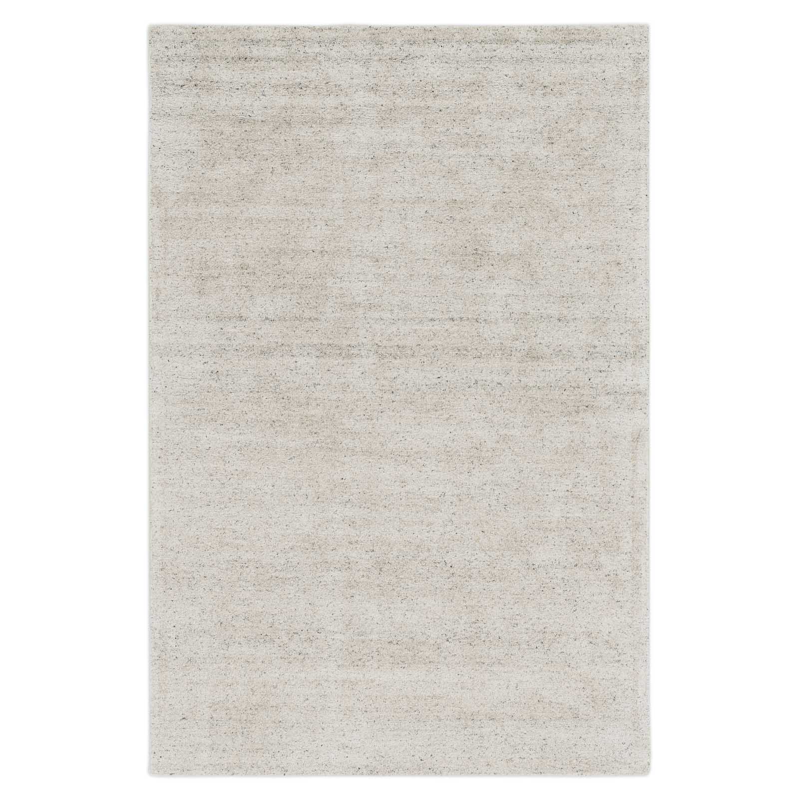 Seri Viscose & Wool Rug | Light Grey/White (200 x 300cm) - Image 5
