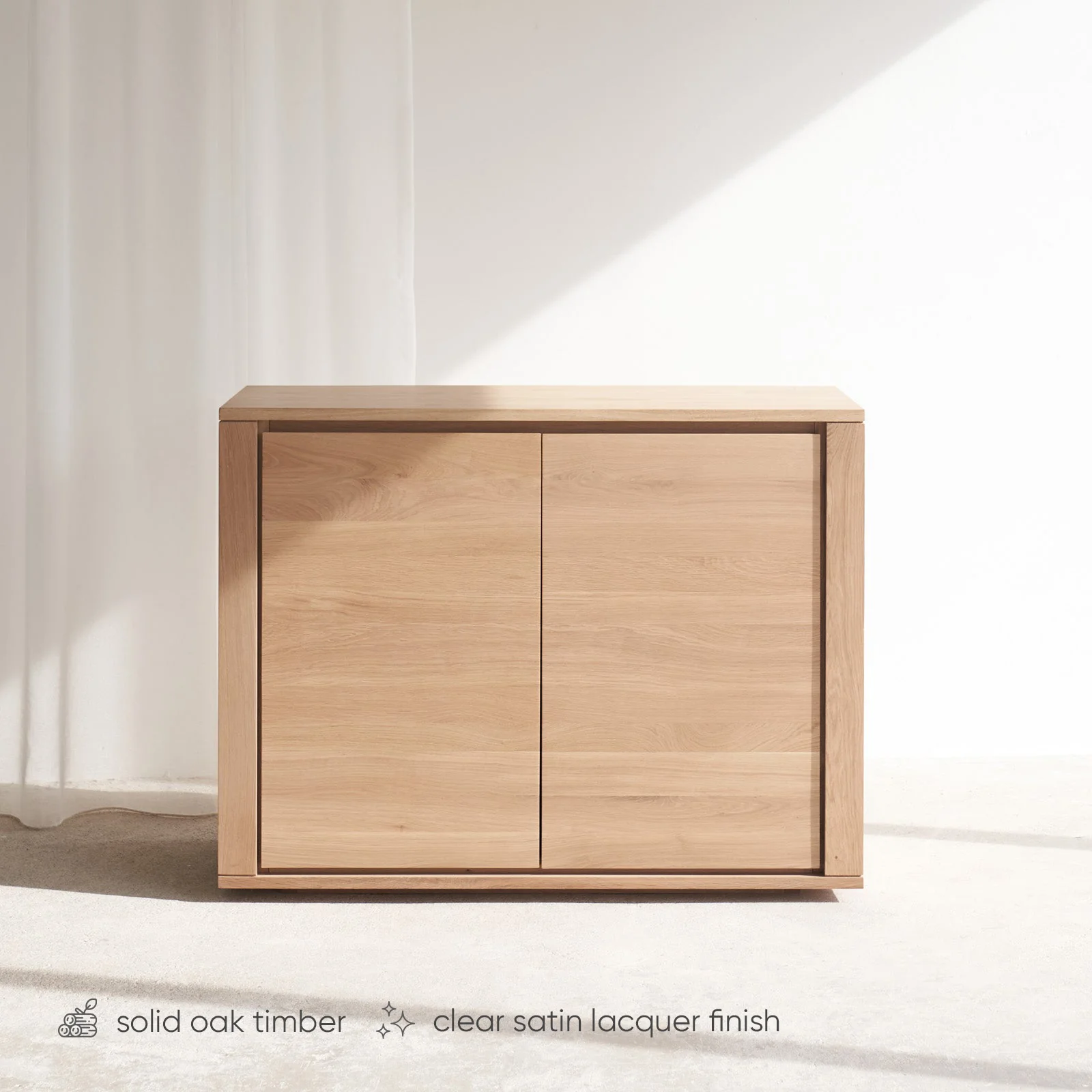 Shadow Sideboard | Oak (109cm) - Image 3