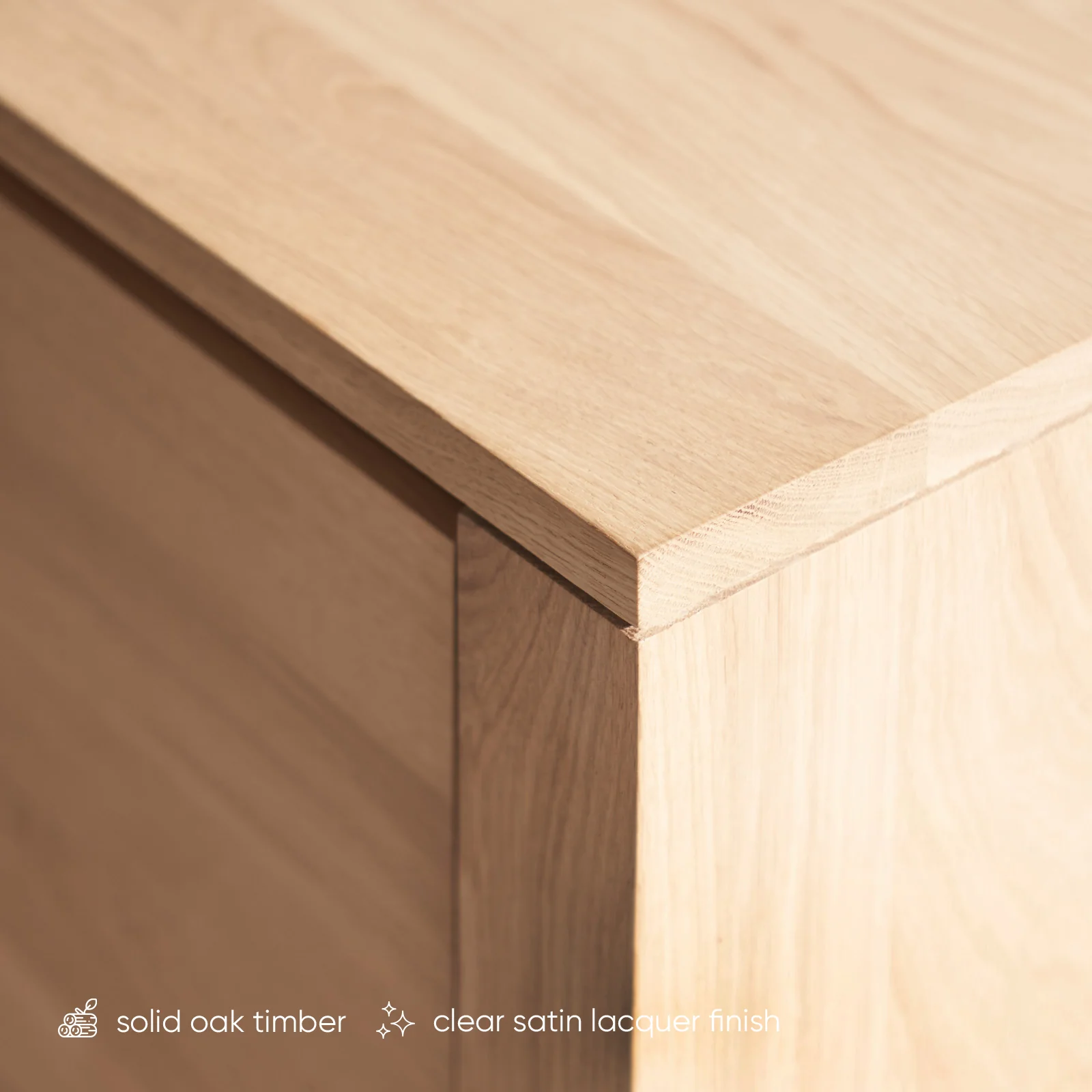 Shadow Sideboard | Oak (203cm) - Image 3