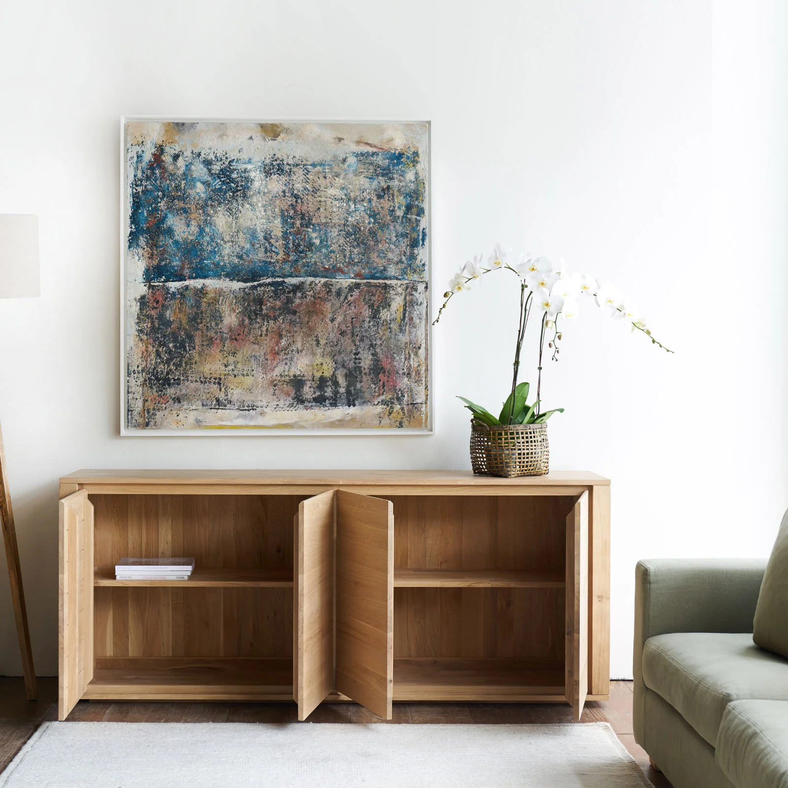 Shadow Sideboard | Oak (203cm) - Image 5