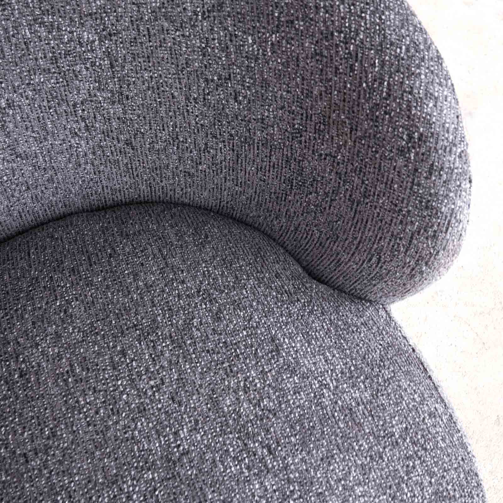 Sienna Fabric Swivel Armchair | Ash - Image 2