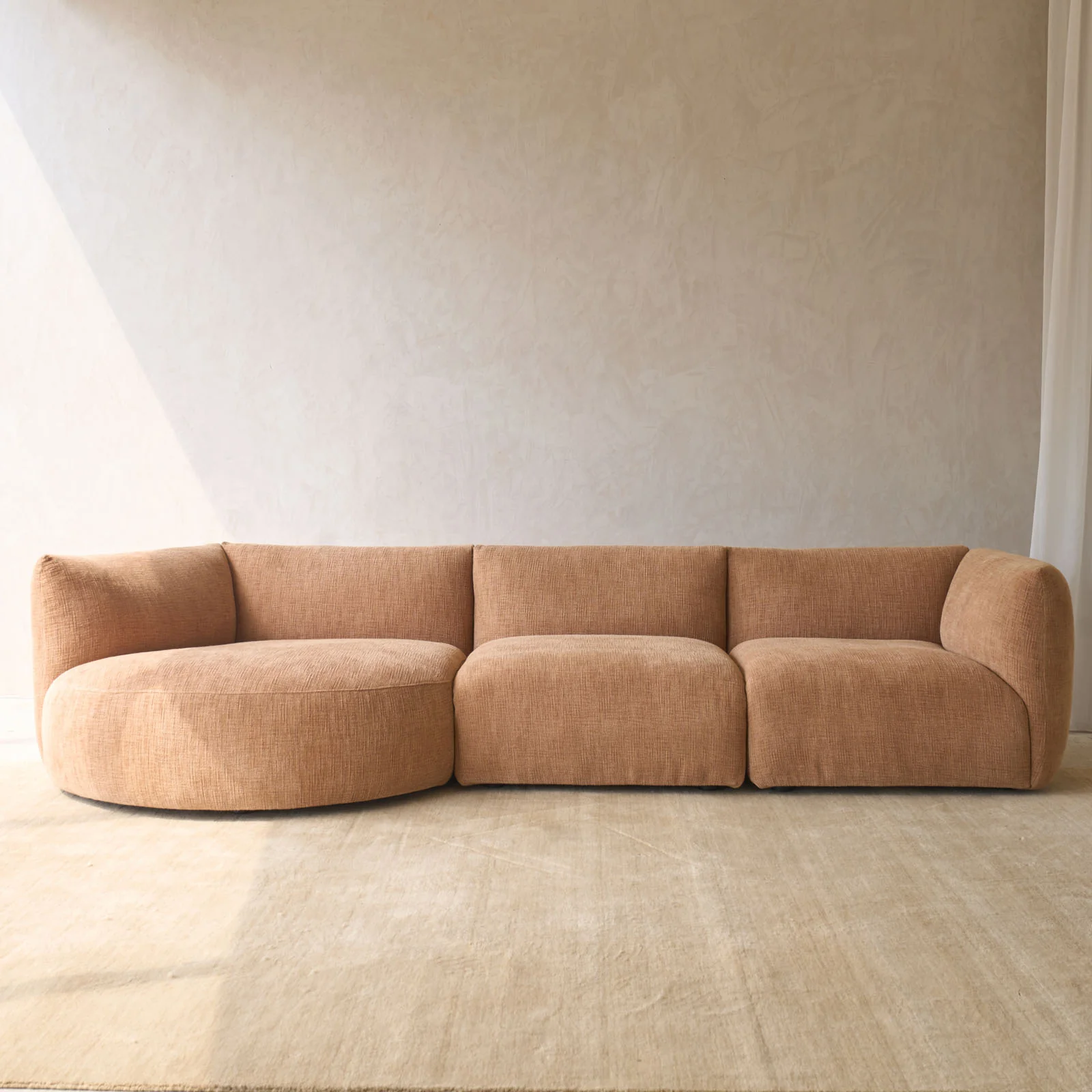 Slipper Full Modular Sofa | Bespoke Fabric/Leather (310cm) - Image 2