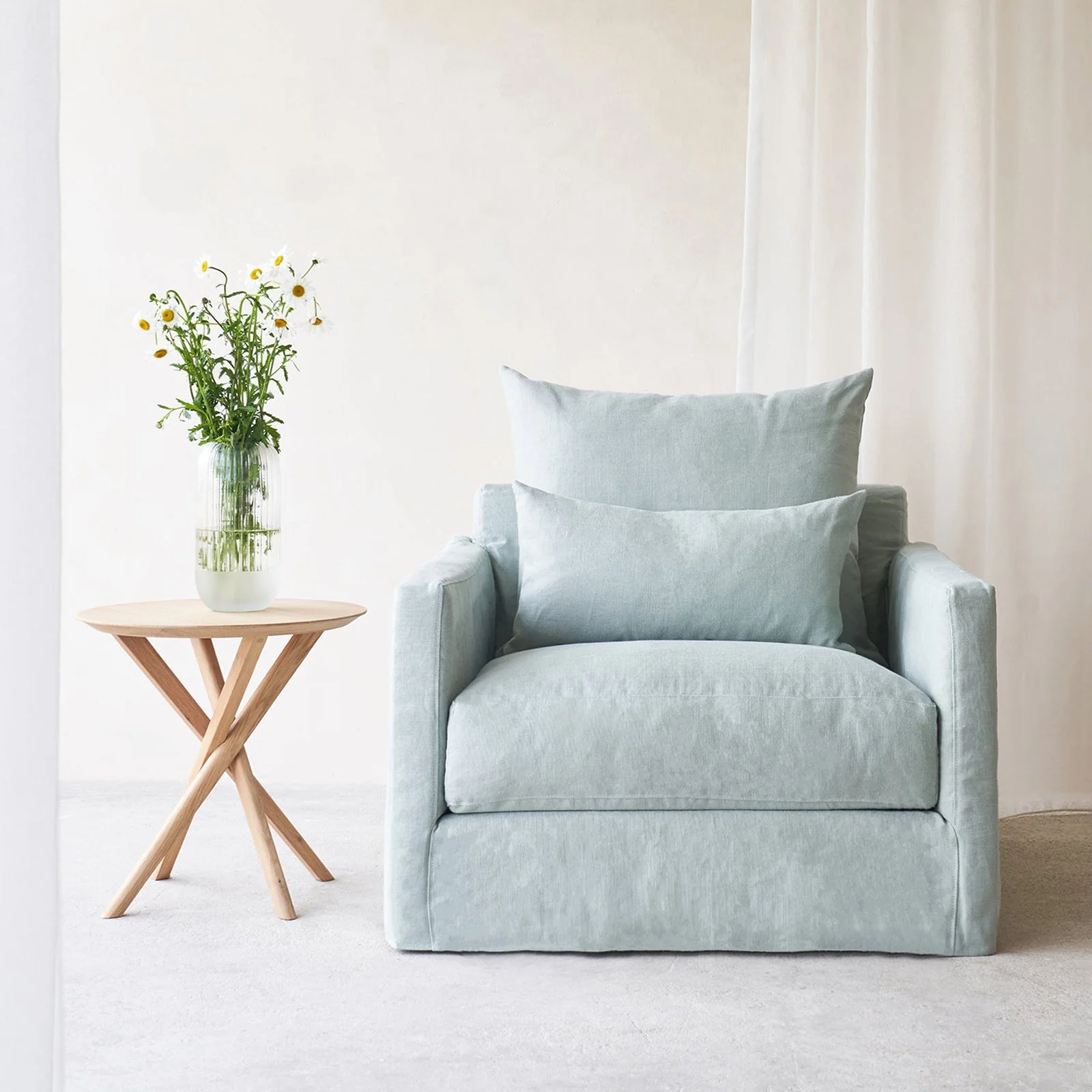 Sloopy Armchair | Bespoke Fabric (98cm) - Image 4