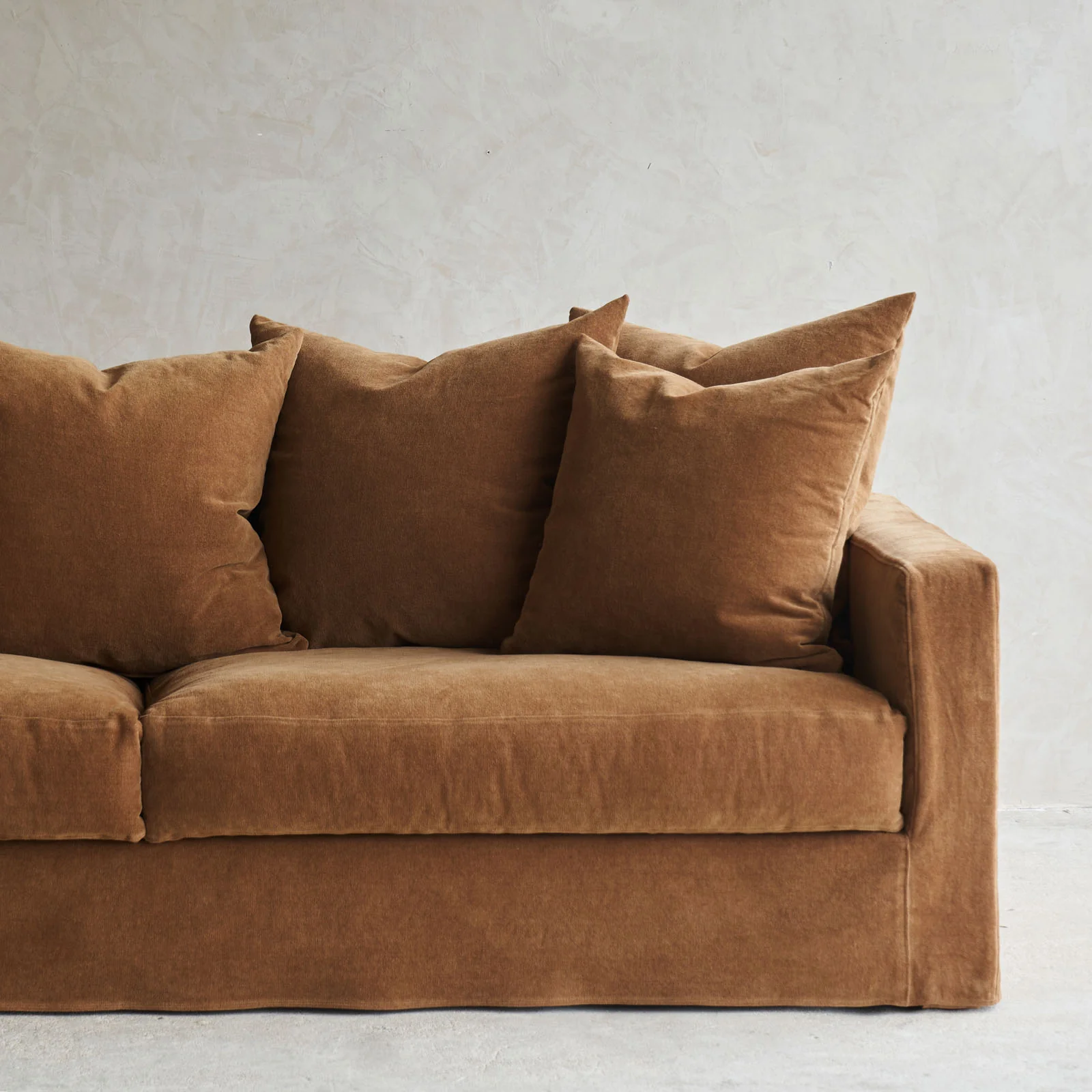 Sloopy Fabric Sofa | 2.5 & 3 Seater - Auric - Image 2