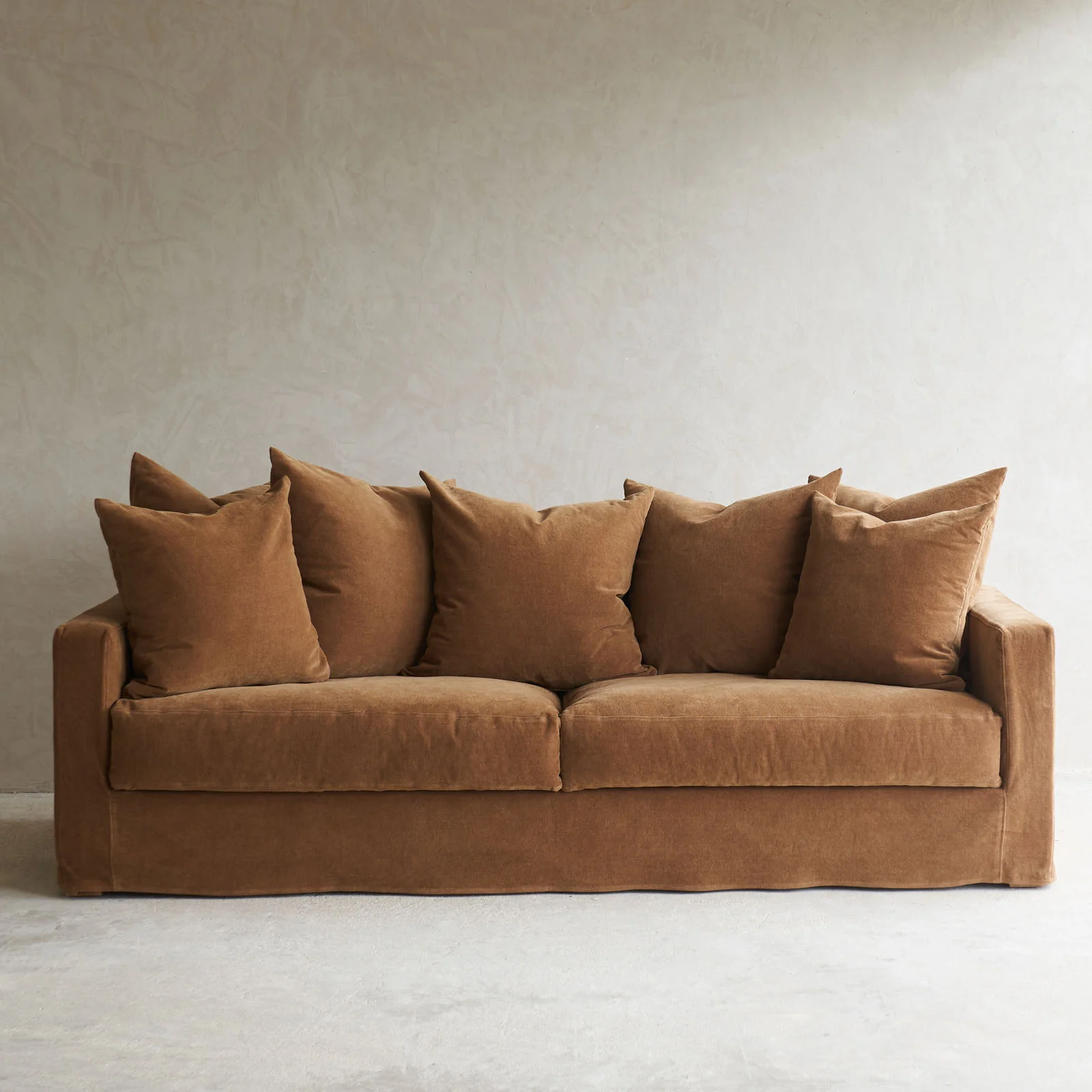 Sloopy Fabric Sofa | 2.5 & 3 Seater - Auric - Image 4