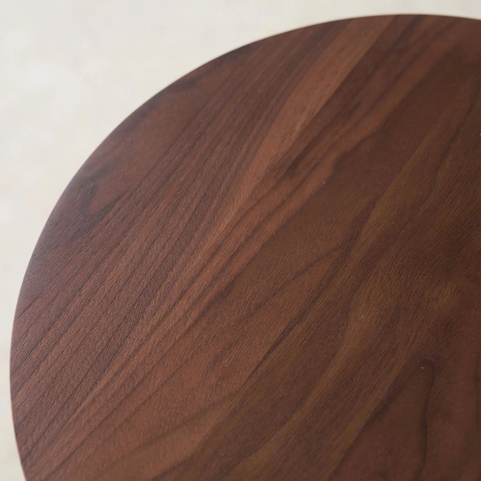 Society Side Table | Walnut with Travertine Base - Image 2