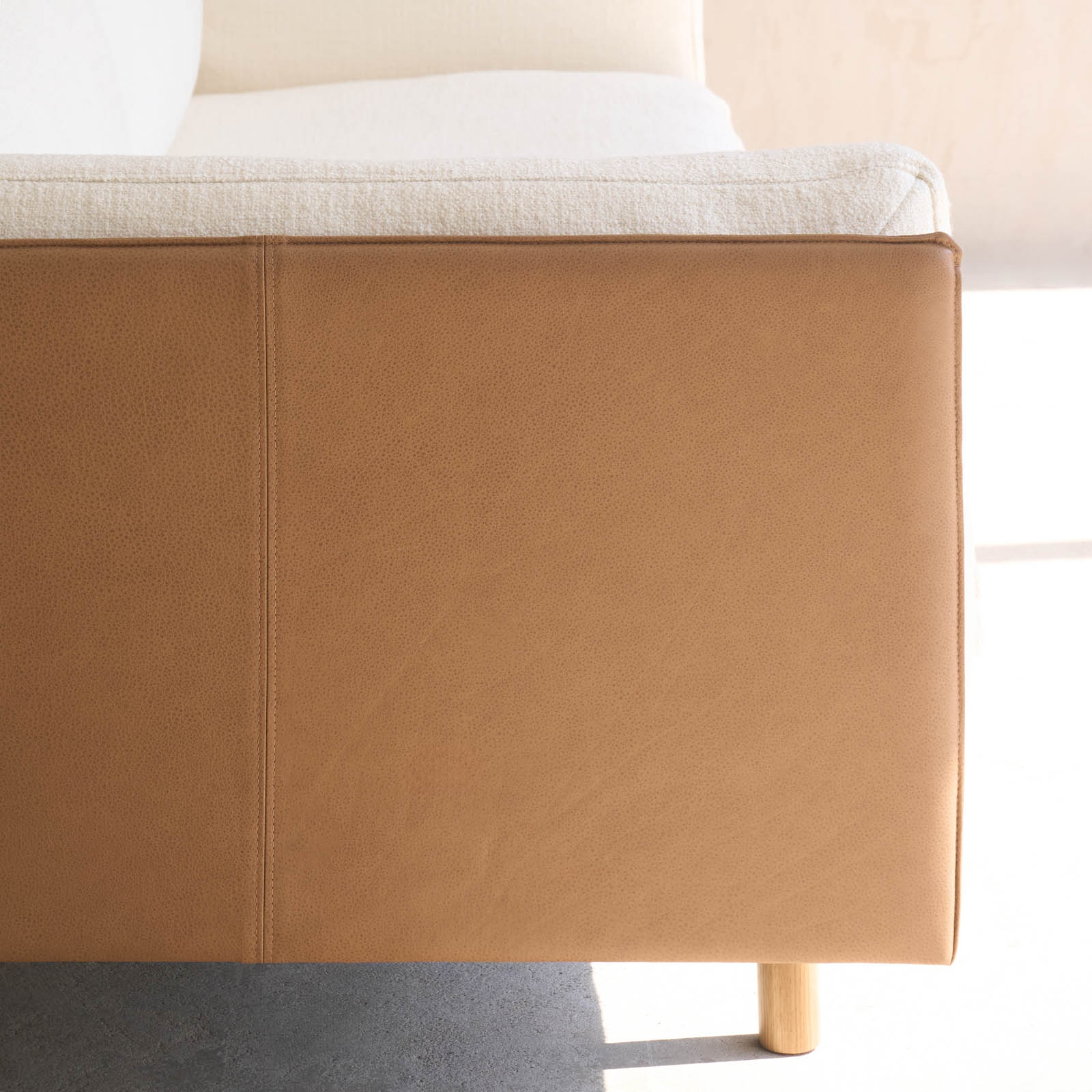 Sonder Sofa | Pecan & Panna Cotta (241cm) - Image 7