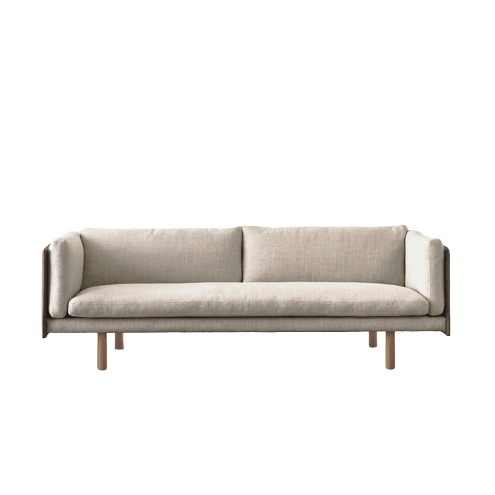 Sonder Sofa | Bespoke Leather & Fabric Combination