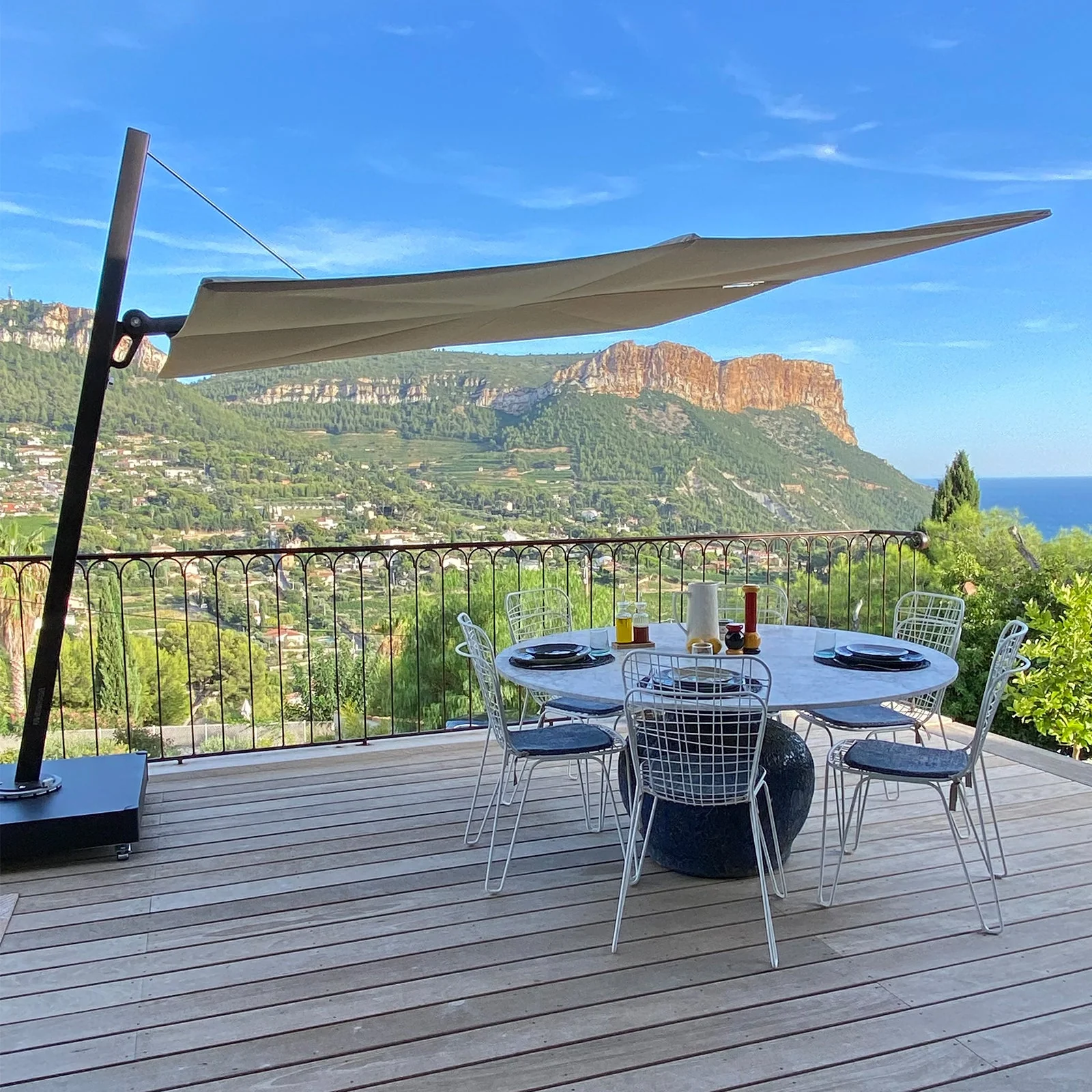 Spectra Forward 80° Umbrella | Cantilever - Aluminium Frame - Image 5