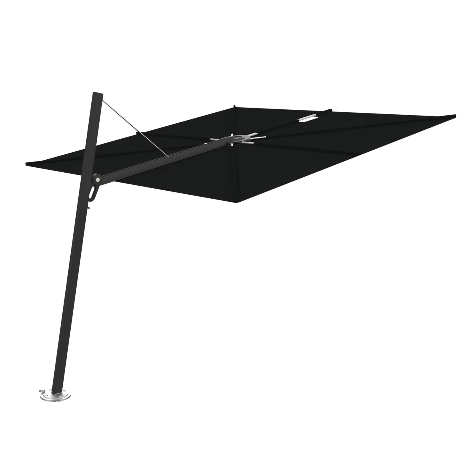 Spectra Forward 80° Umbrella | Cantilever - Black Frame - Image 6