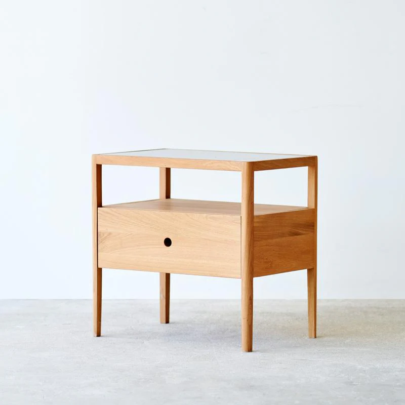 Spindle Bedside Table | Oak - Image 3