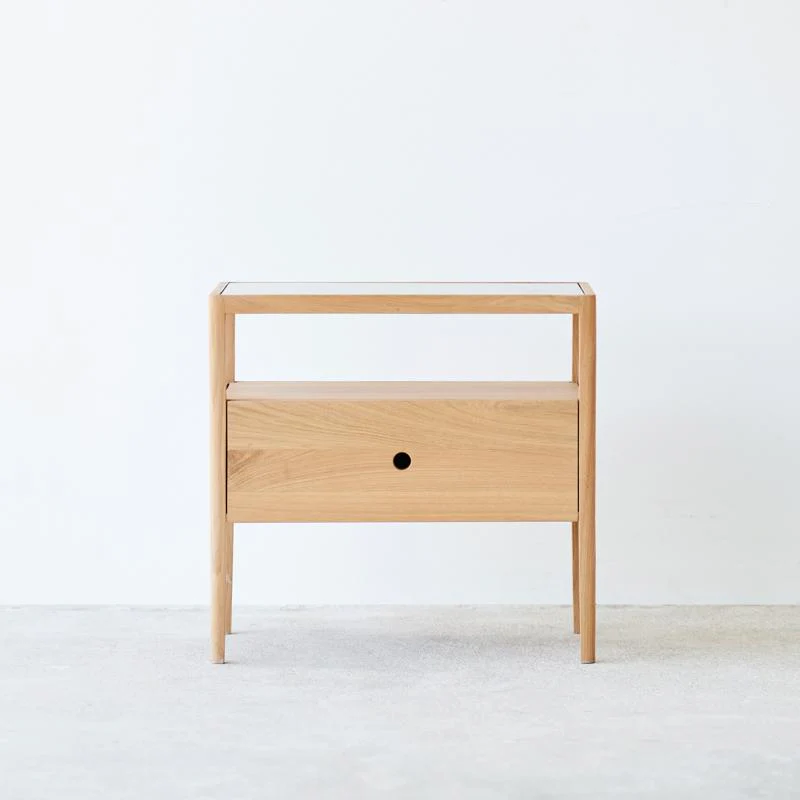 Spindle Bedside Table | Oak - Image 4