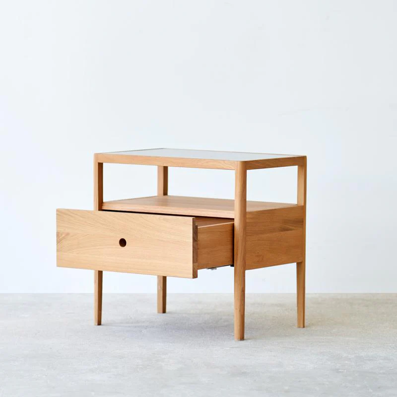 Spindle Bedside Table | Oak - Image 5