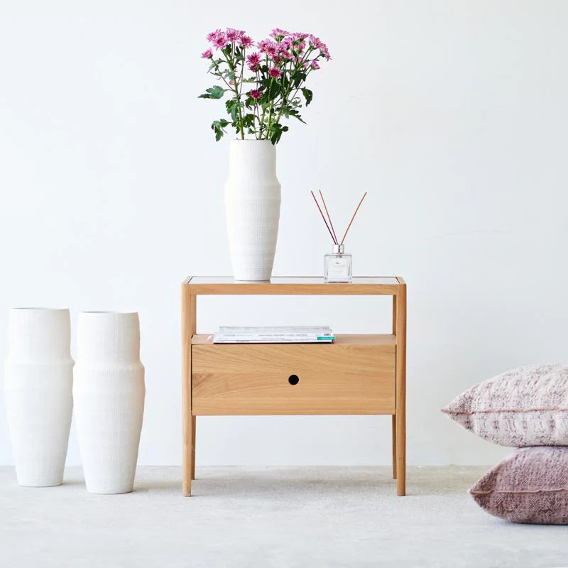 Spindle Bedside Table | Oak - Image 6