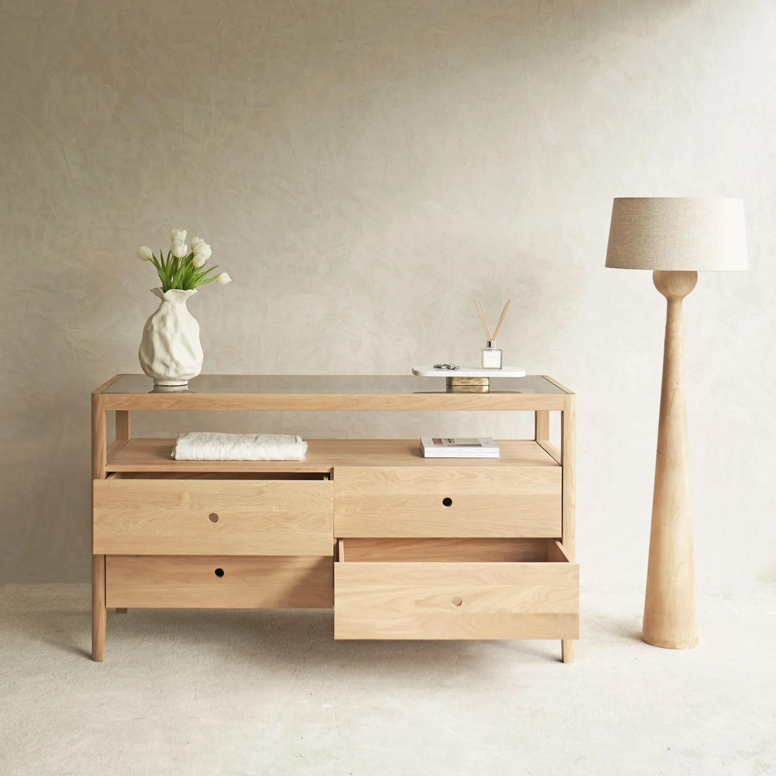 Spindle Dresser | Oak (150cm) - Image 4