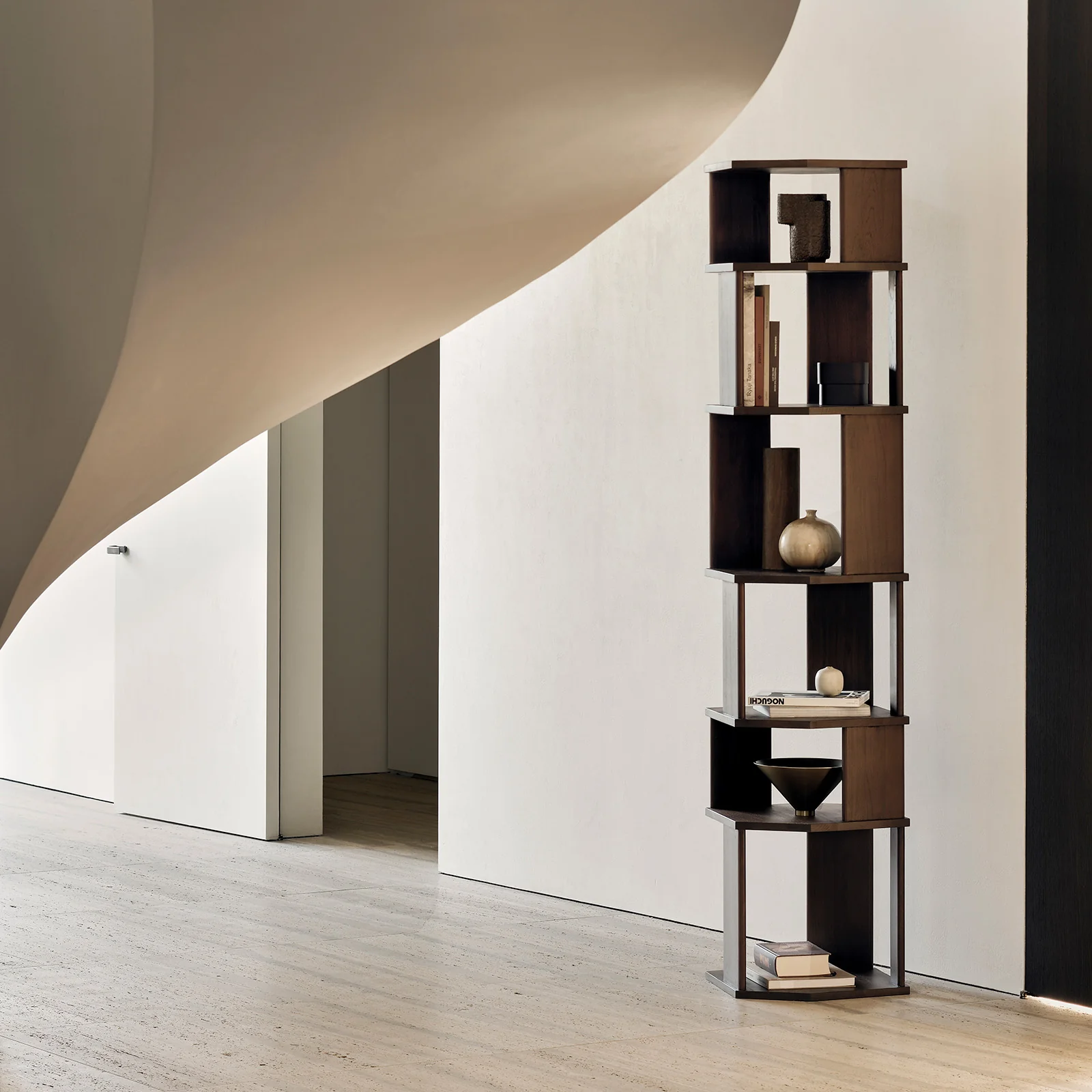 Stairs Column | Teak Brown - Image 6