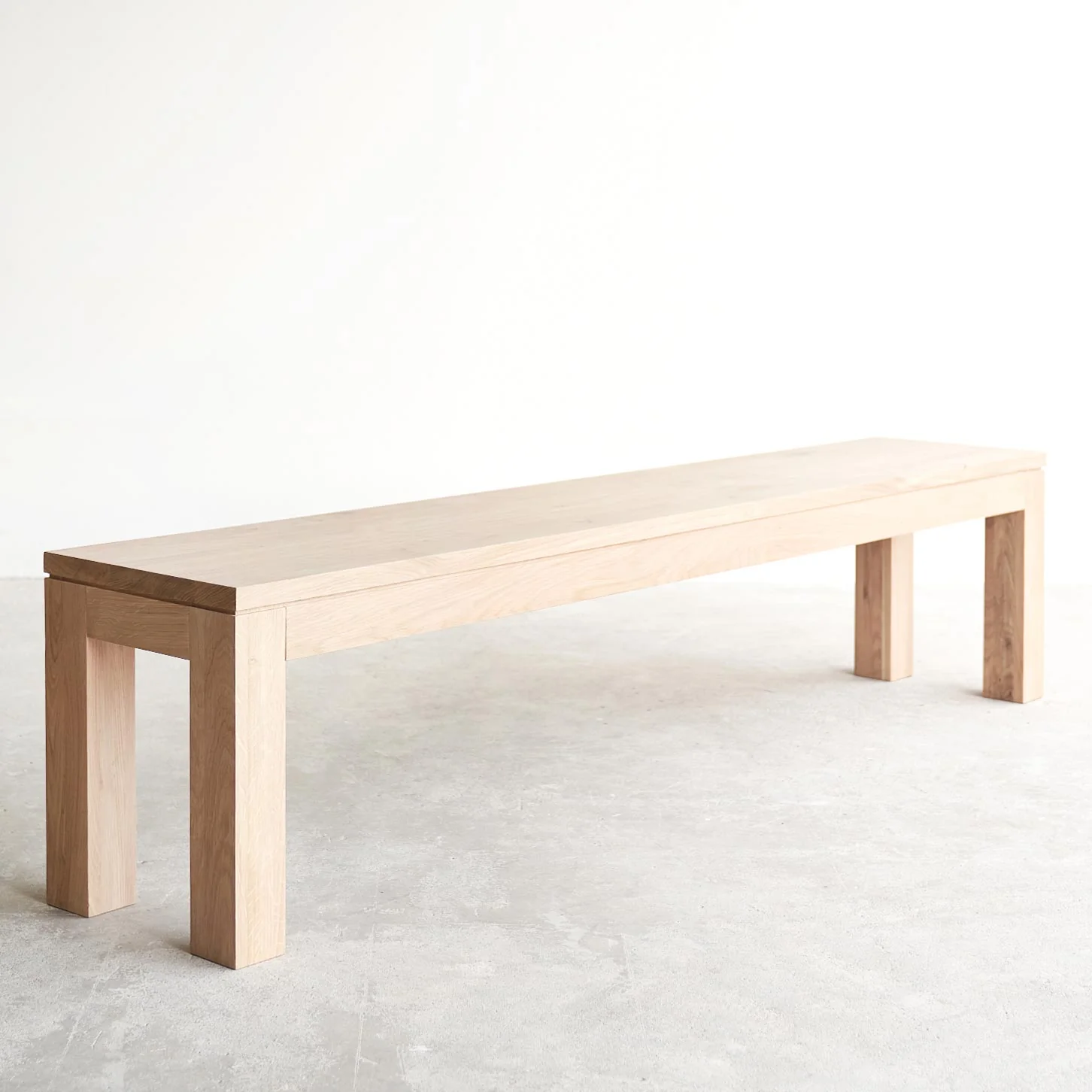 Straight Bench | Oak - Image 4