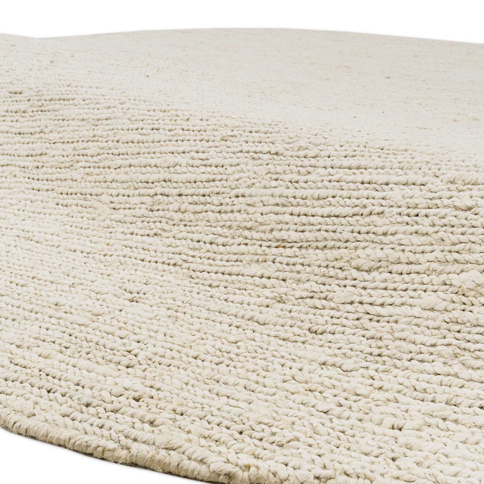 Sumak Jute Rug | Round - Sand - Image 13