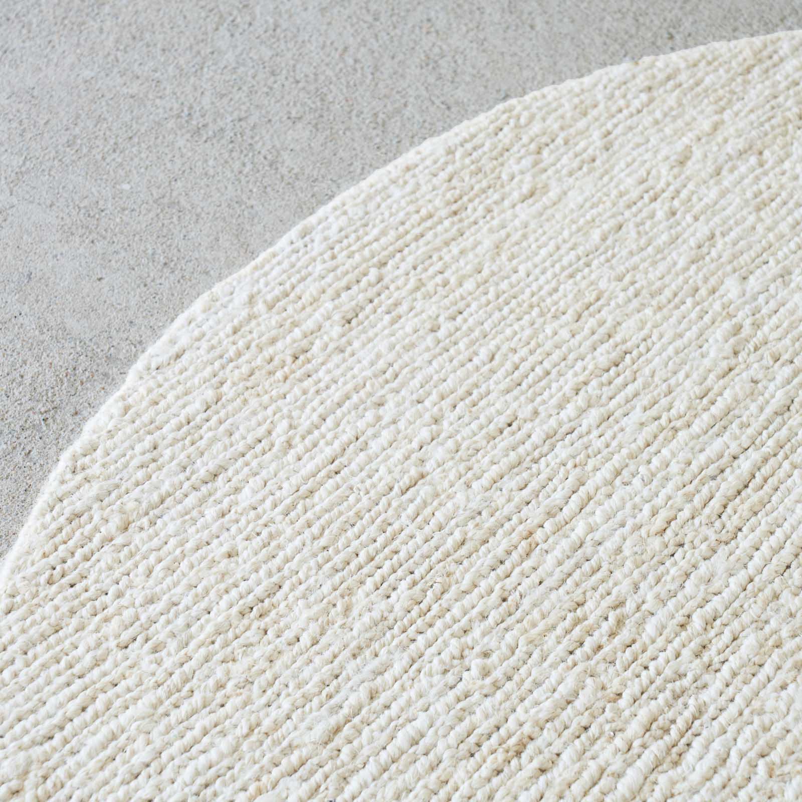 Sumak Jute Rug | Round - Sand - Image 7